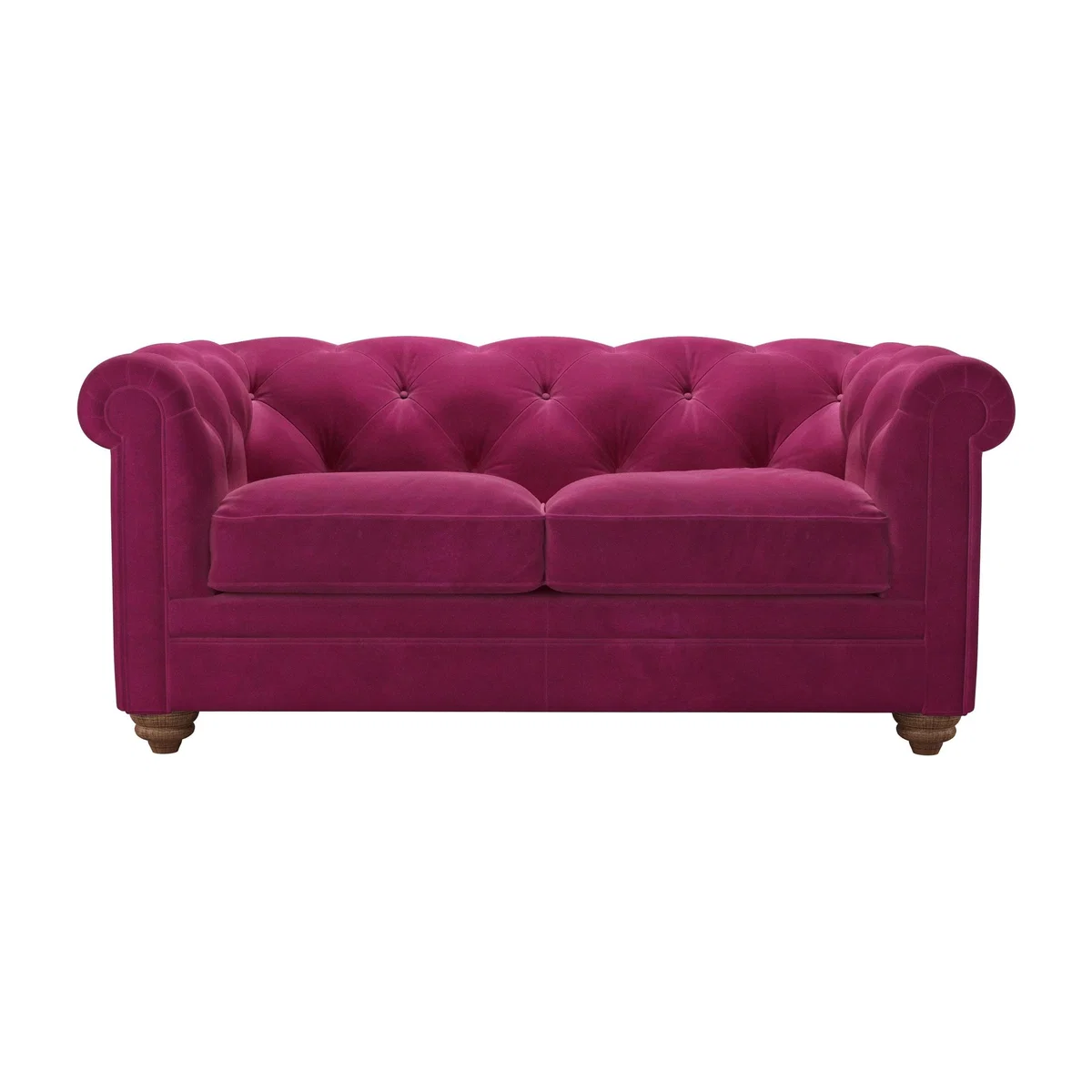 Patrick 2 Seat Sofa in Persian Rose Smart Velvet – image 1