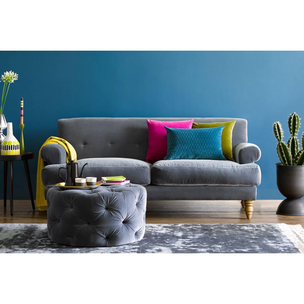 Remy 2.5 Seat Sofa in Jade Smart Velvet - sofa.com – image 2