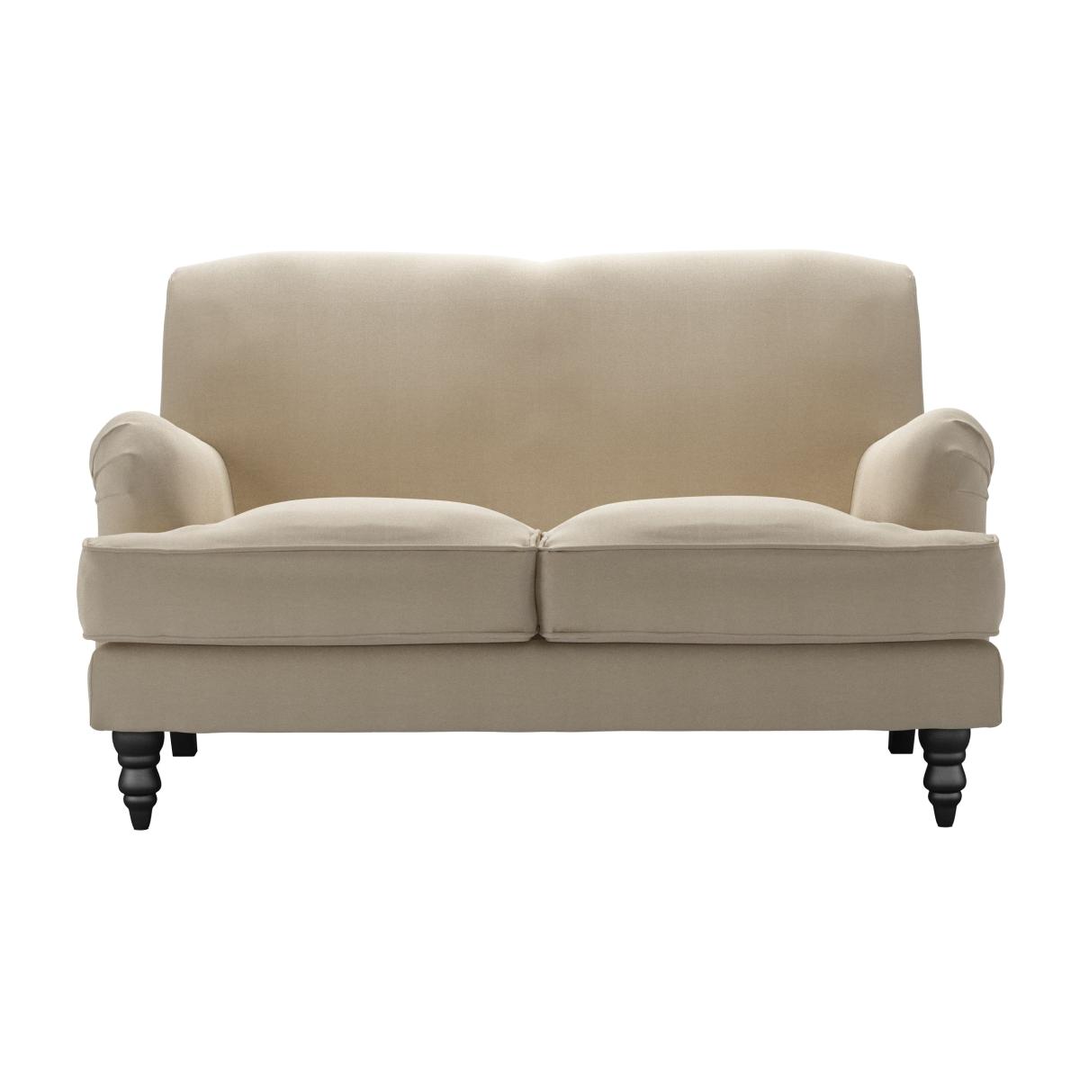 Snowdrop 2 Seat Sofa in Pennine Stone Organic Smart Cotton – image 1