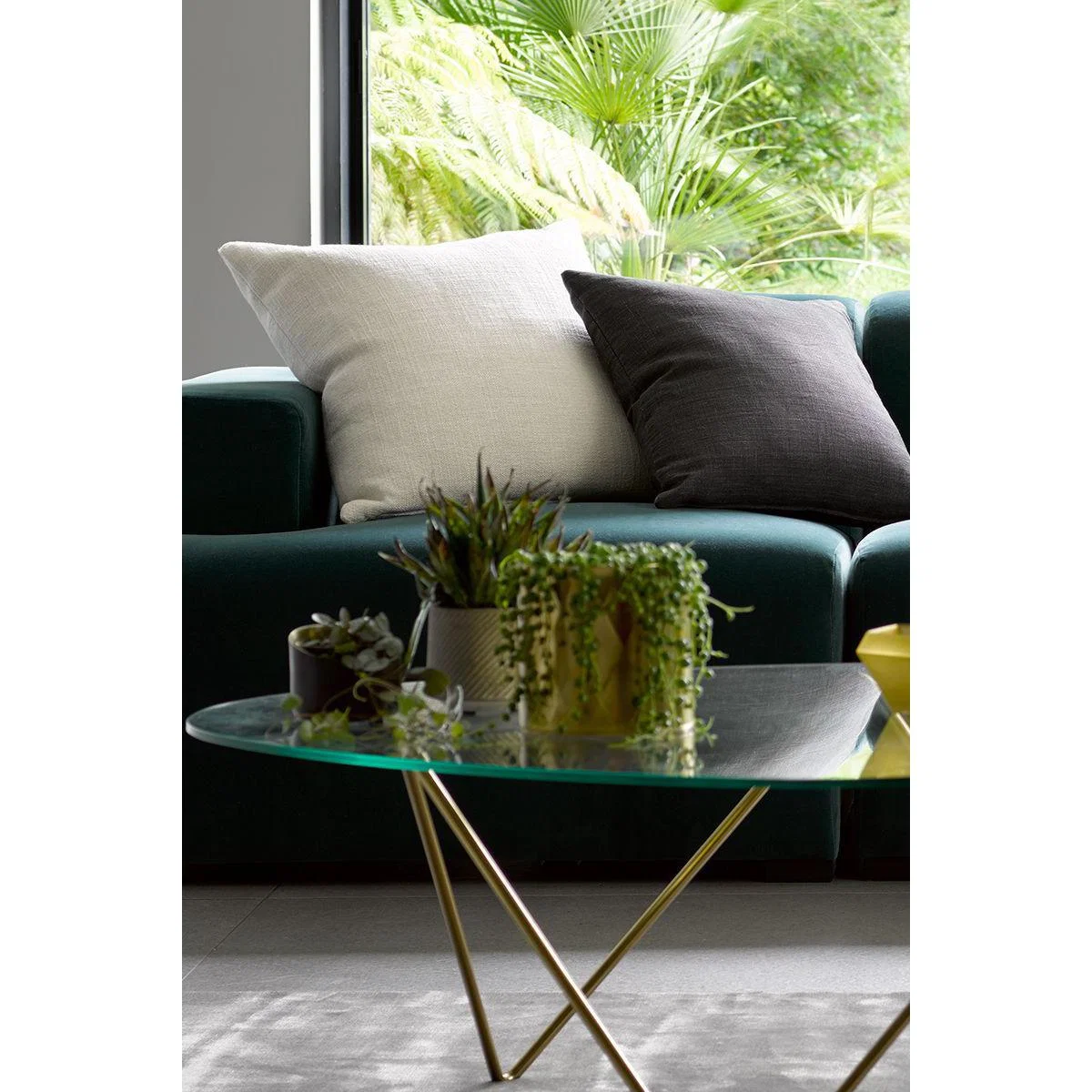 Oliver Two Seat Sofa in Hydrangea Highland Tweed - sofa.com – image 4