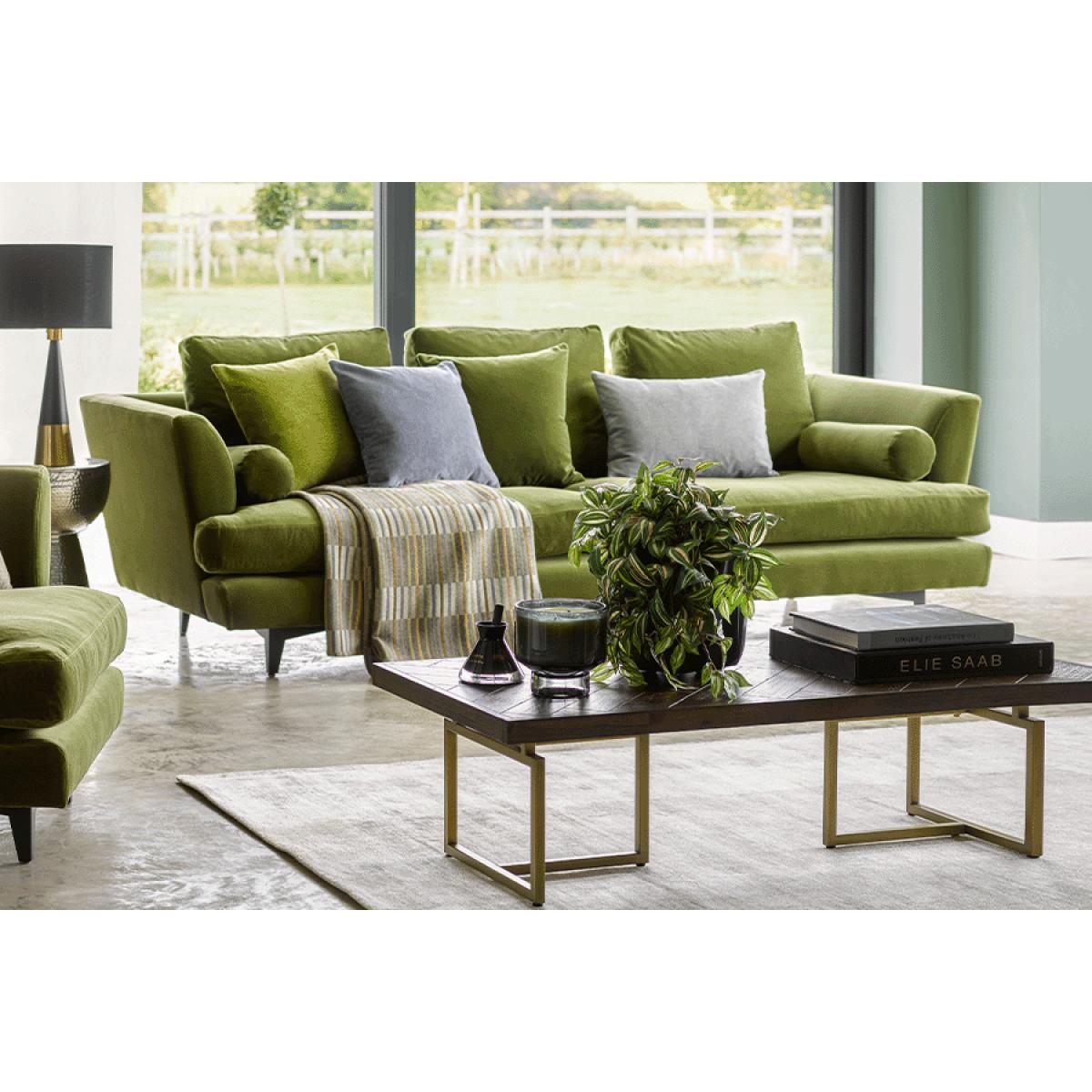 Larsen 2 Seat Sofa in Nordic Pine Hygge Chunky Weave – image 2