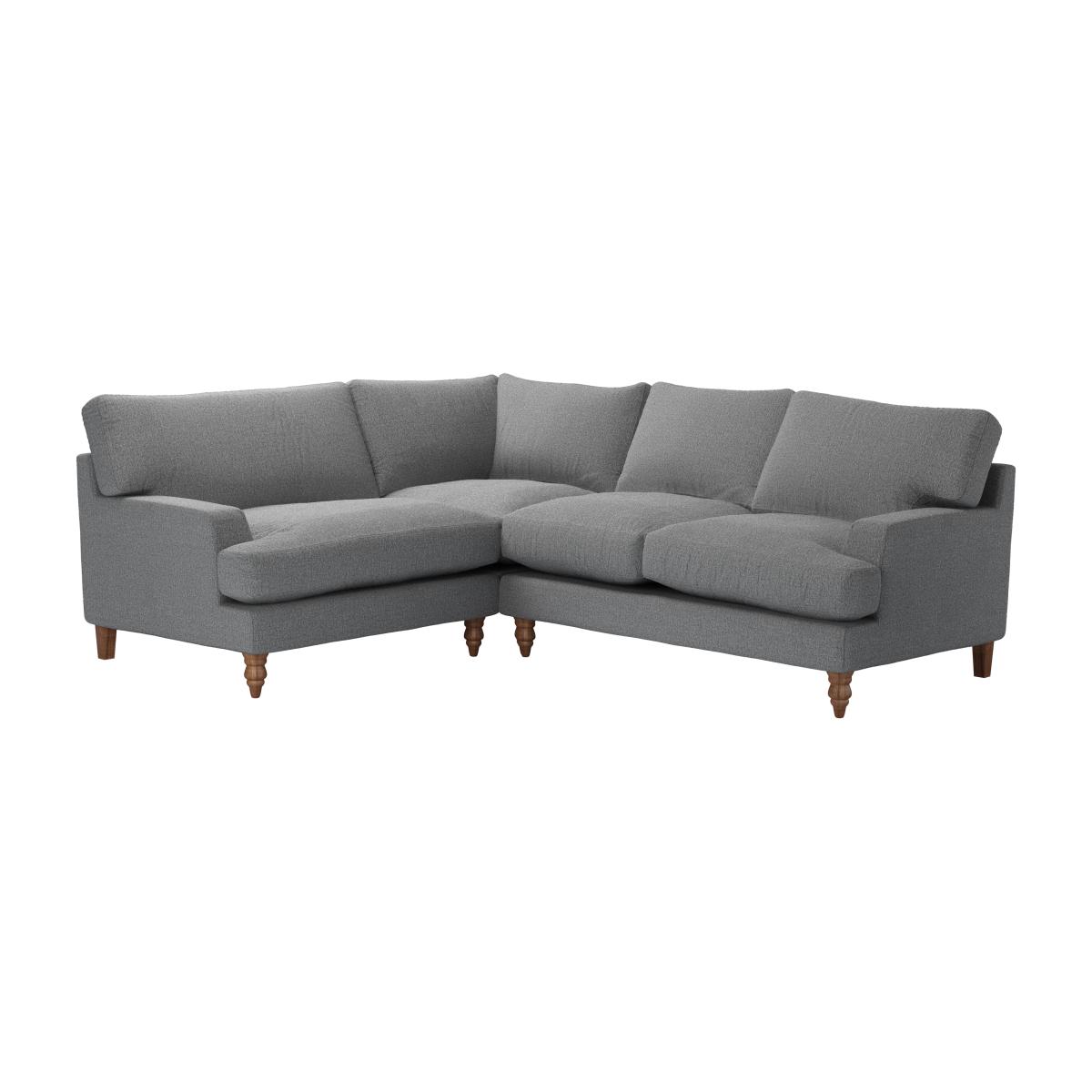 Isla Asym. Crn: LHF Loveseat w RHF 2 Seat in Harbour Grey Whitstable - sofa.com – image 1