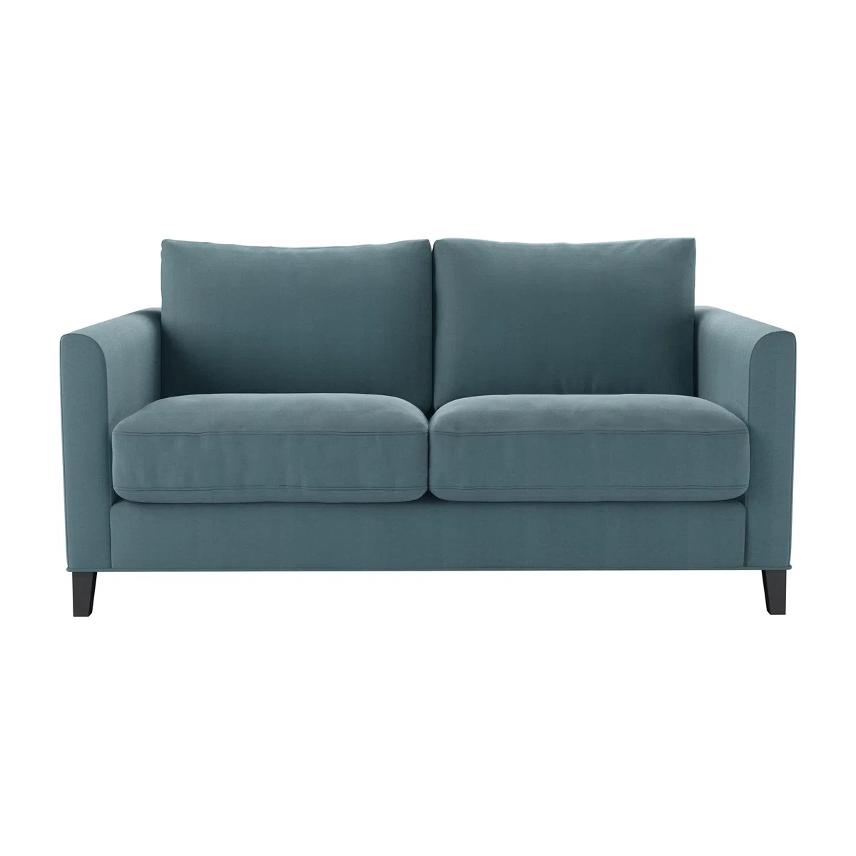 Izzy 2 Seat Sofa (breaks down) in Tide Organic Smart Cotton – image 1