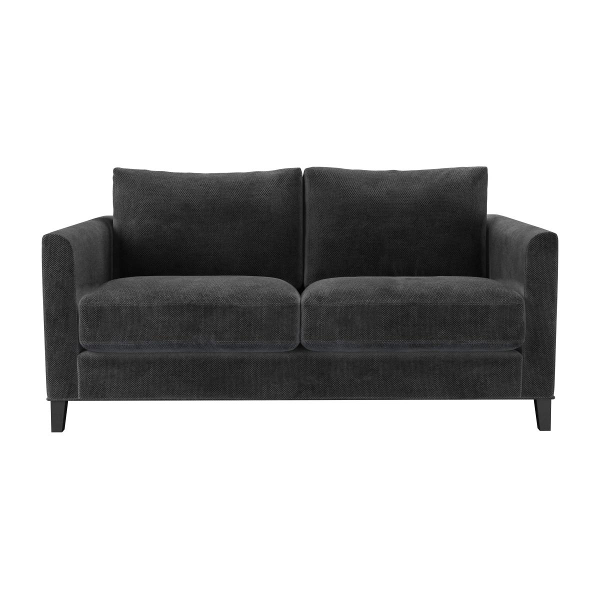 Izzy 2 Seat Sofa in Raven Speckled Chenille – image 1