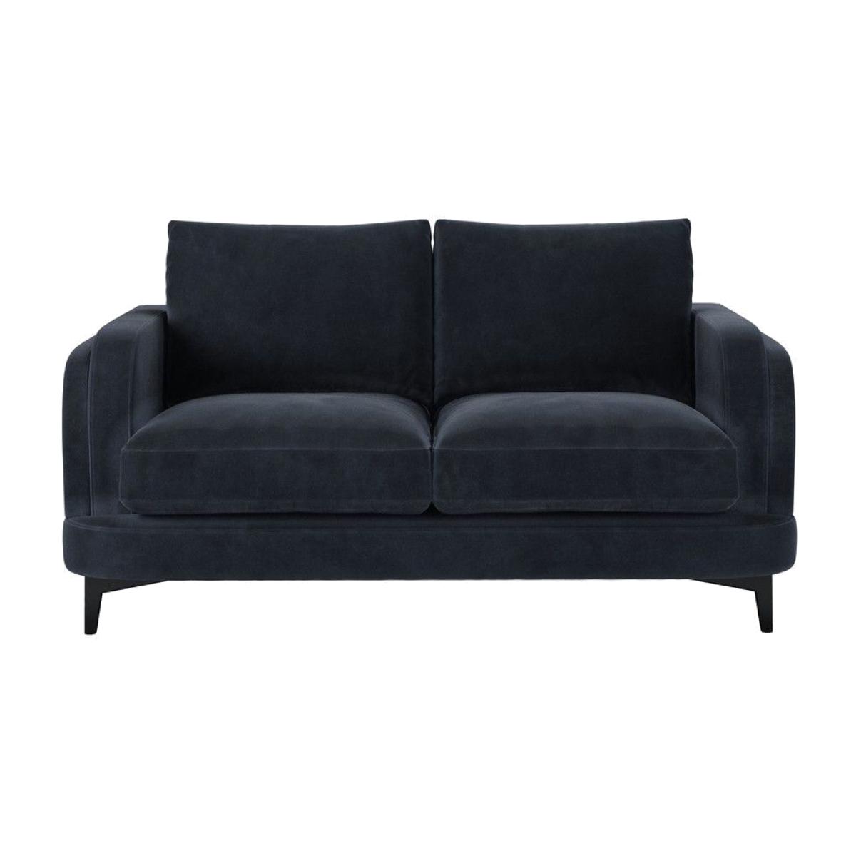Boston Curved Arm 2 Seat Sofa in Mercury Cashmere Velvet – image 1