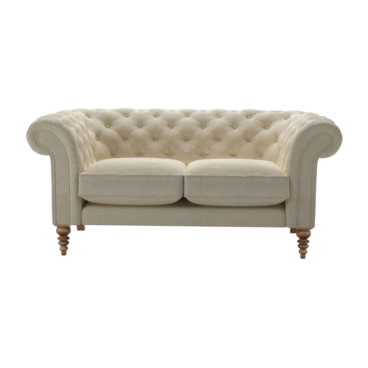 Oscar 2 Seat Sofa in Pampas Hygge Smart Linen – image 1