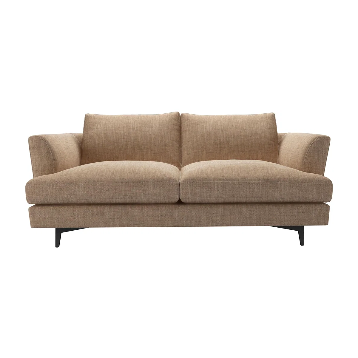 Lars 2 seat sofa in Driftwood Baylee Multi-Tone Viscose Linen – image 1