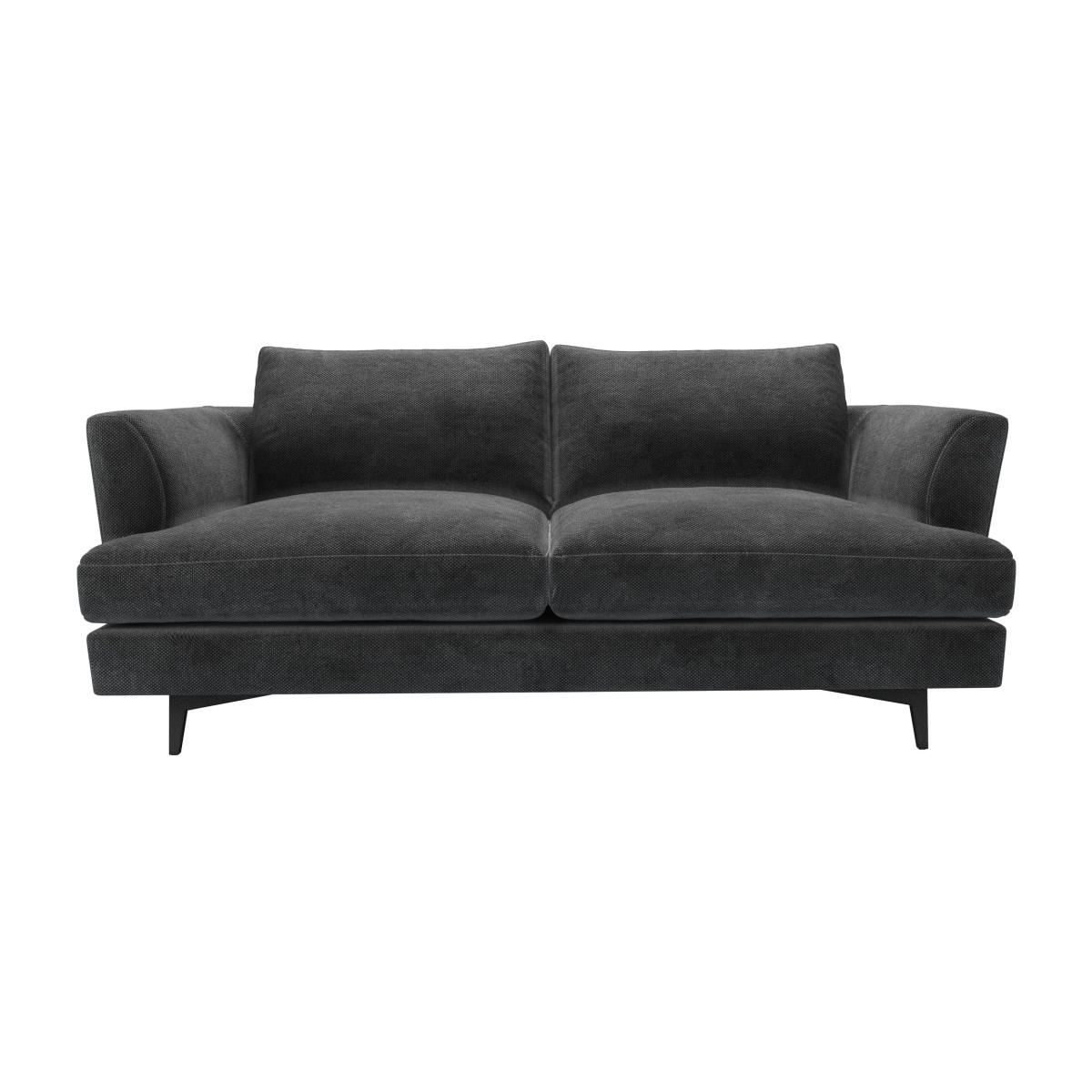 Lars 2 seat sofa in Raven Speckled Chenille – image 1