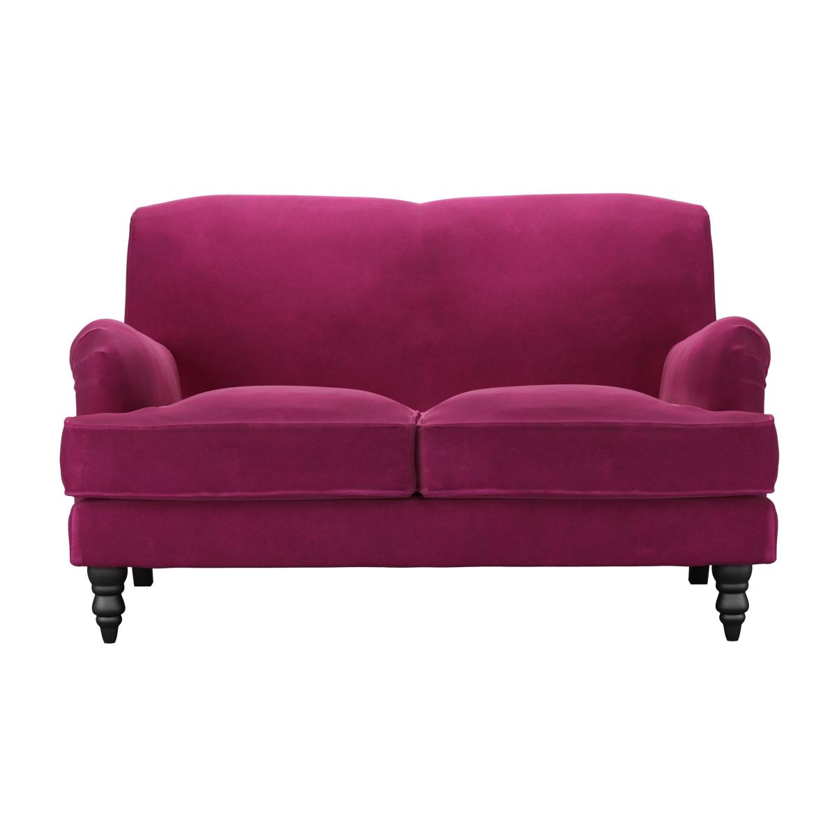 Snowdrop 2 Seat Sofa in Persian Rose Smart Velvet – image 1
