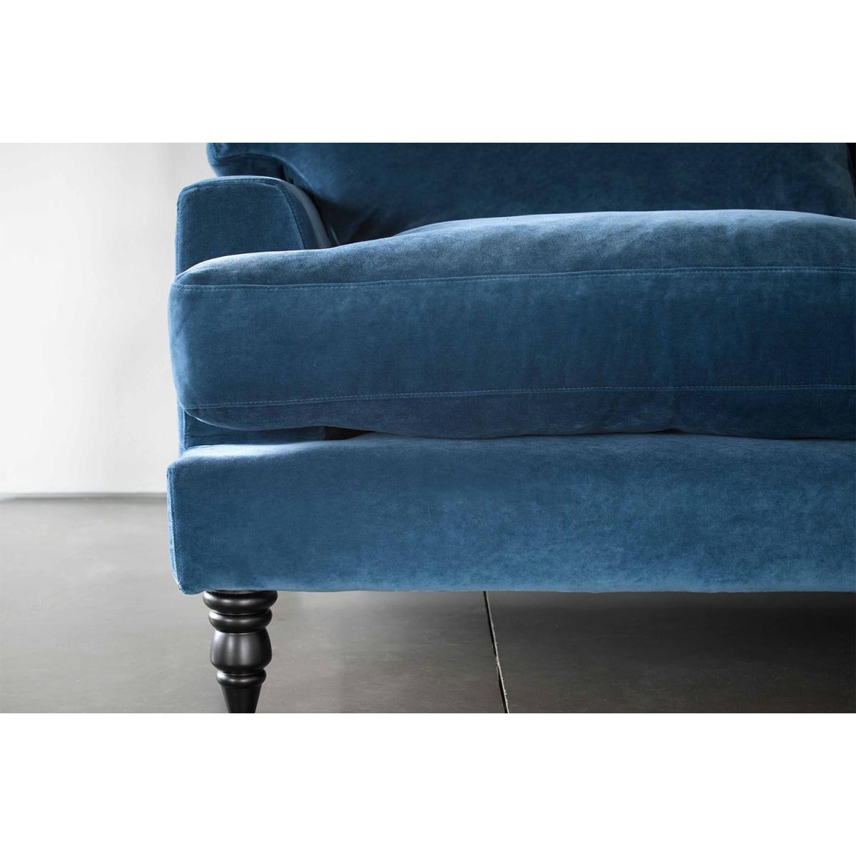 Isla 2 Seat Sofa in Persian Rose Smart Velvet – image 4