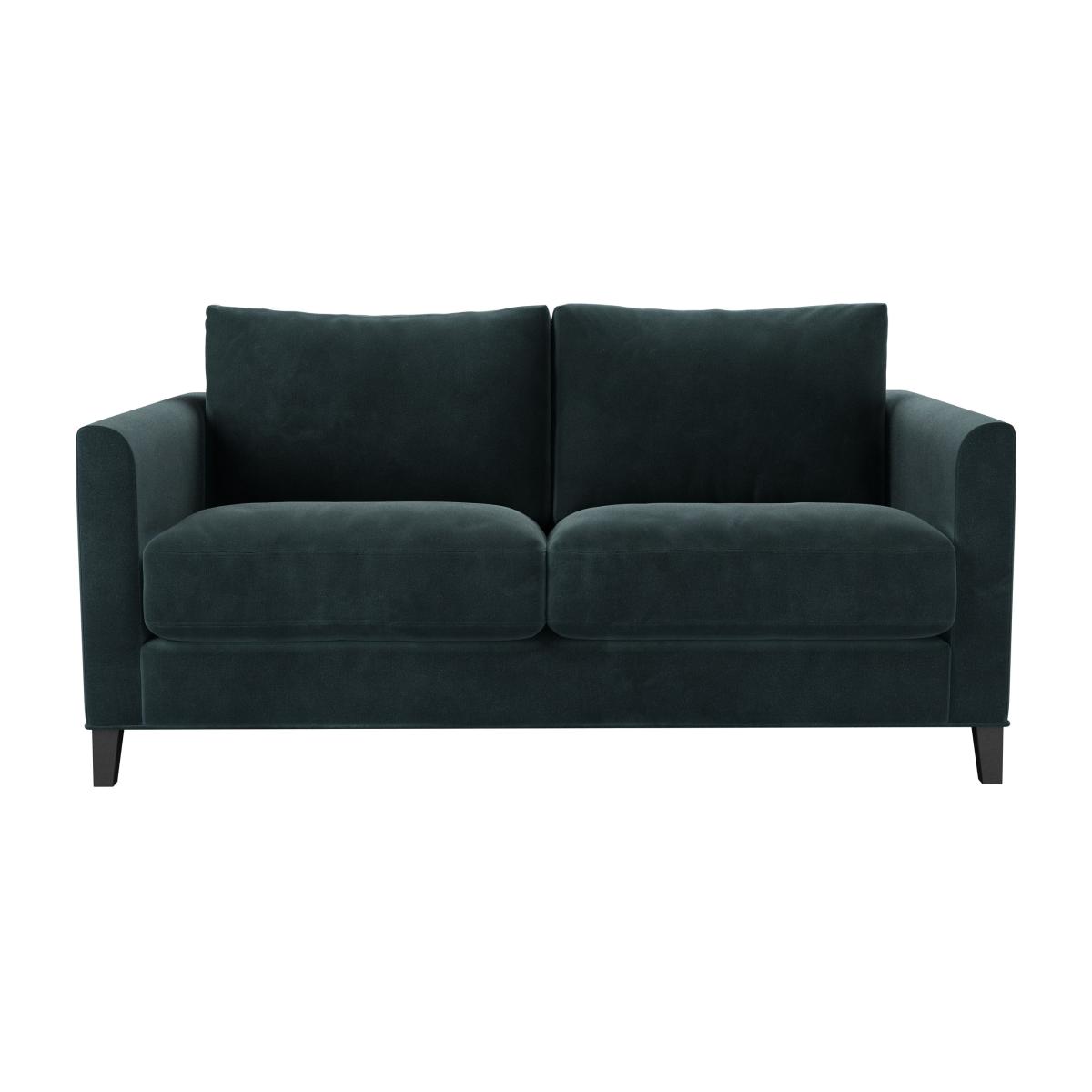 Izzy 2 Seat Sofa in Deep Forest Aquaclean Clever Velvet – image 1