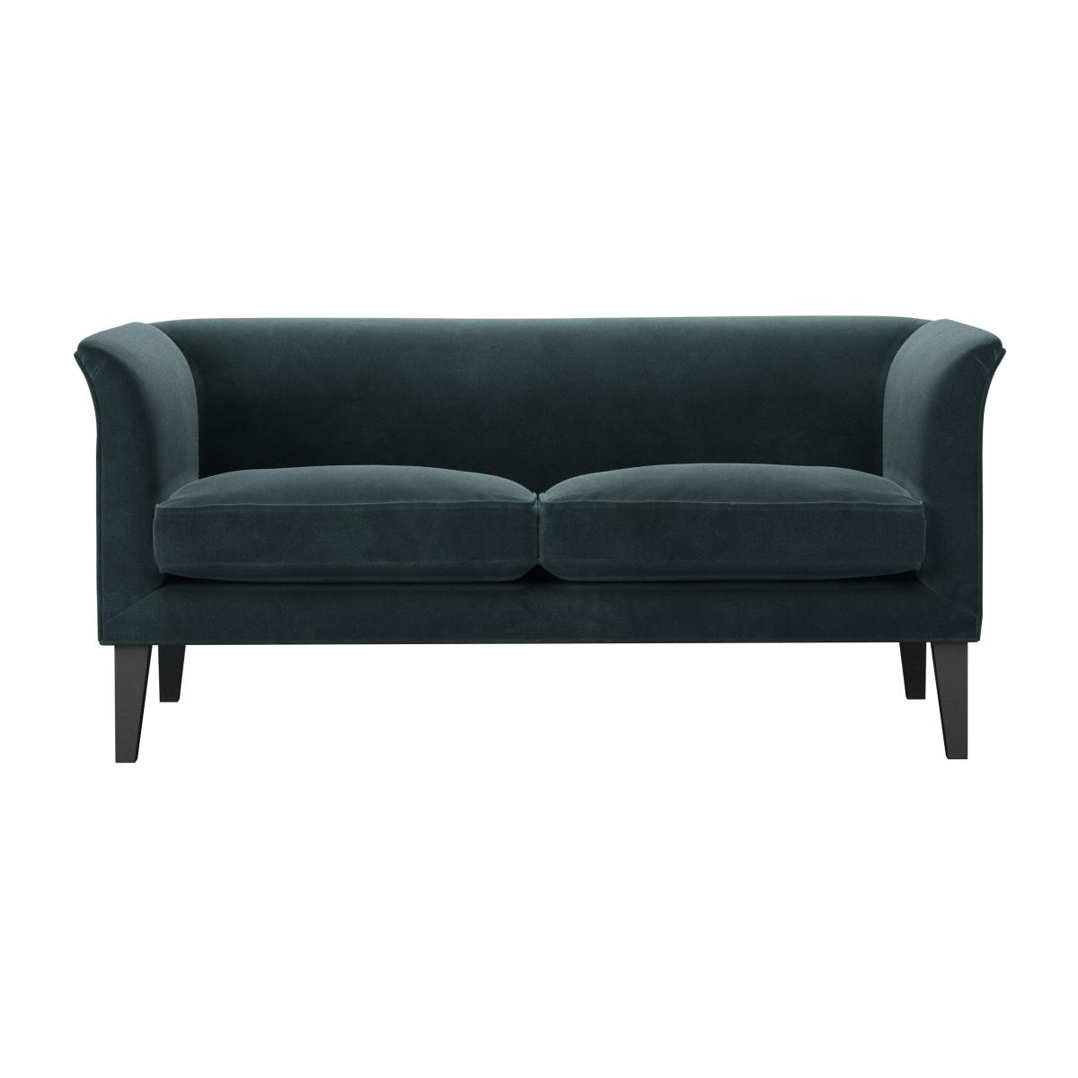 Fingal 2 Seat Sofa in Deep Forest Aquaclean Clever Velvet – image 1