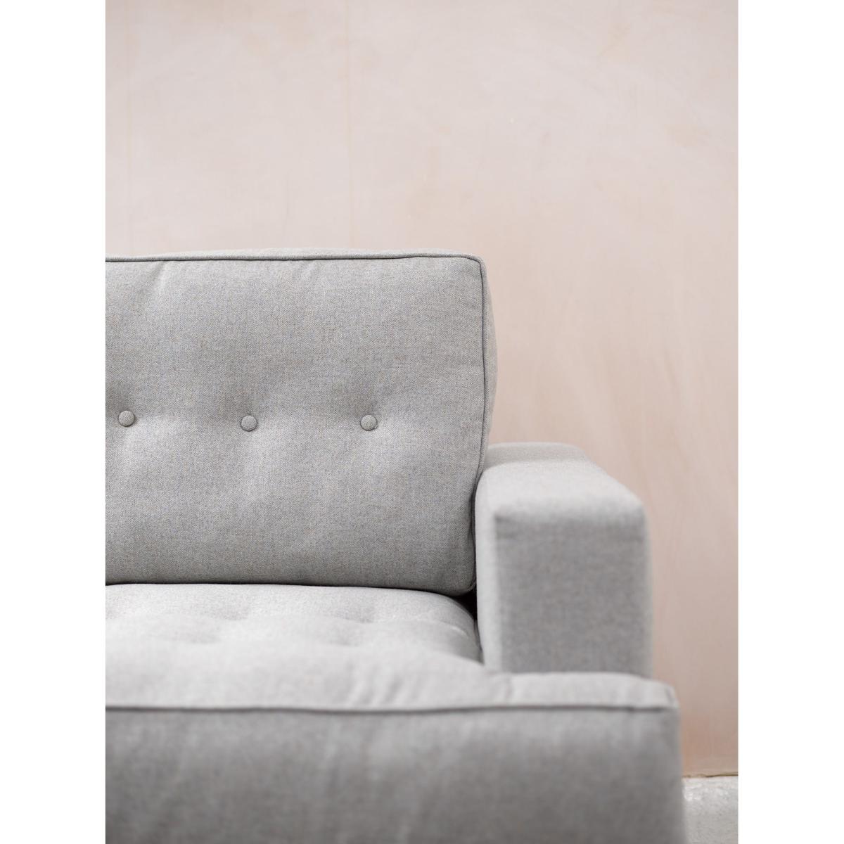 Mabel 2 Seat Sofa in Grey Marl Highland Tweed - sofa.com – image 3