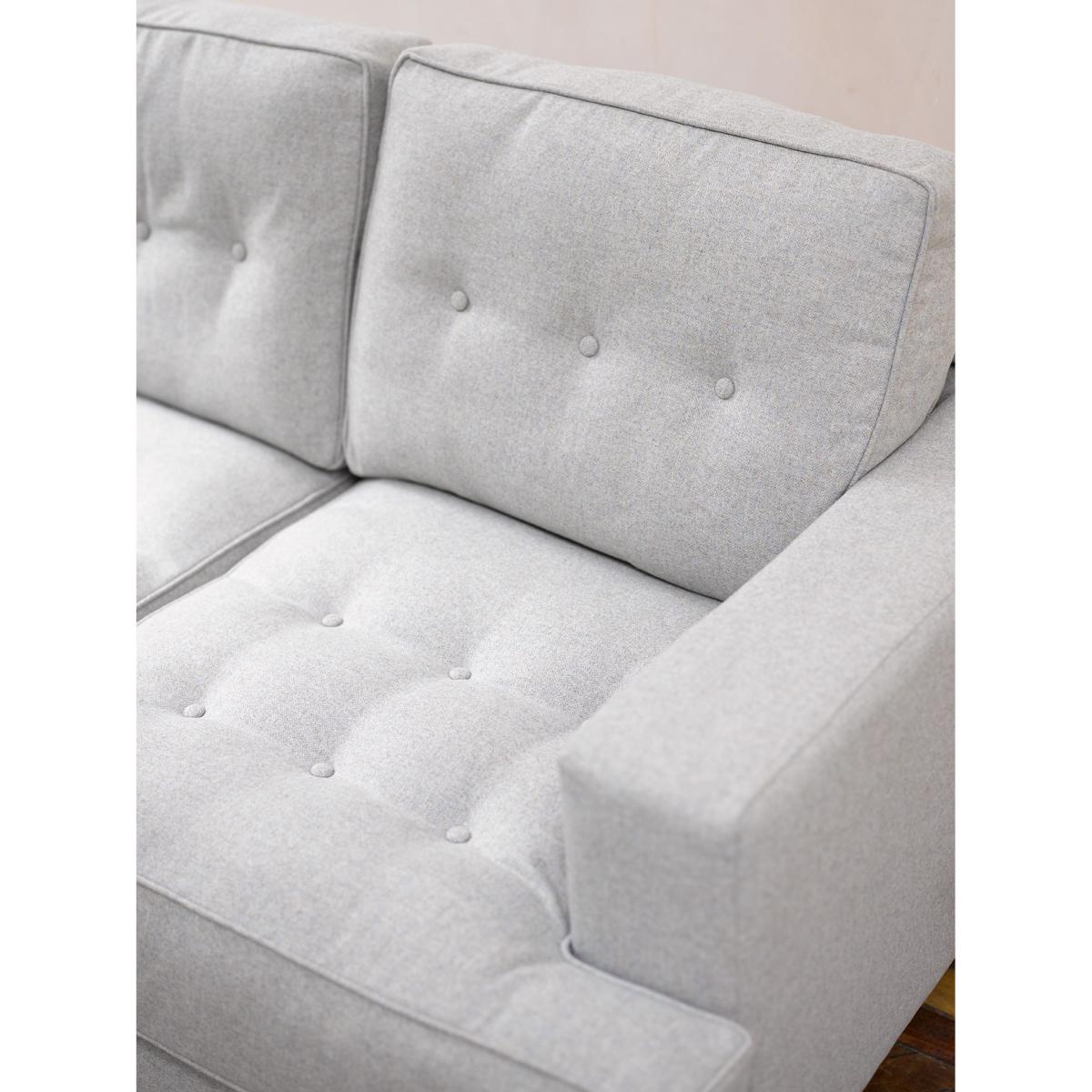 Mabel 2 Seat Sofa in Grey Marl Highland Tweed - sofa.com – image 4