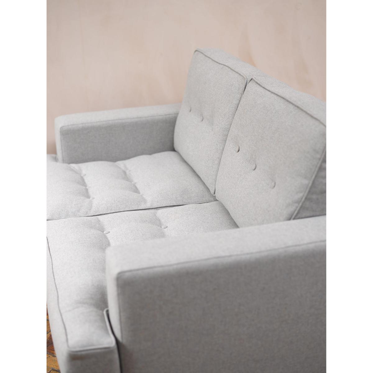 Mabel 2 Seat Sofa in Grey Marl Highland Tweed - sofa.com – image 5