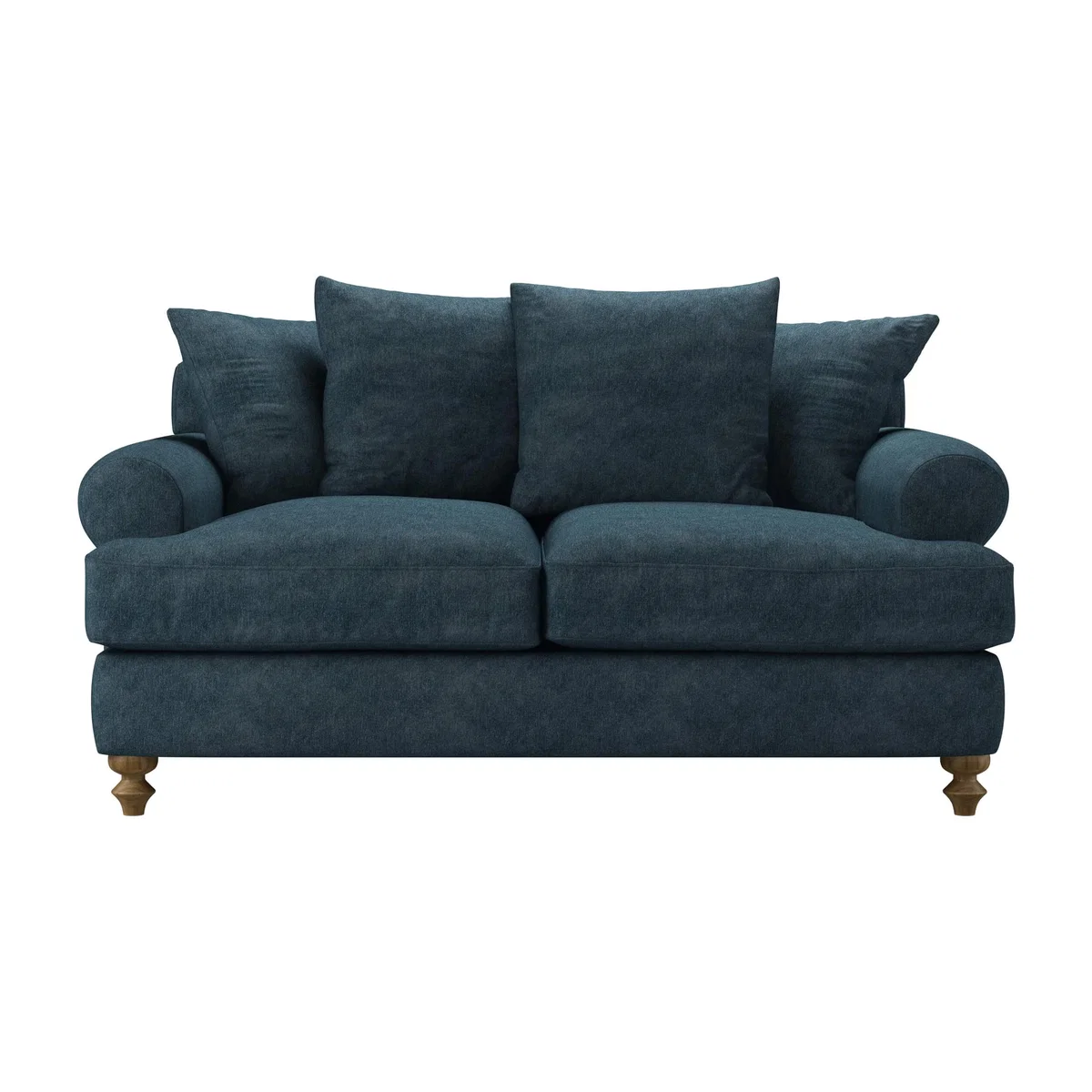 Teddy 2 Seat Sofabed in Kingfisher Soft Chenille - sofa.com – image 1