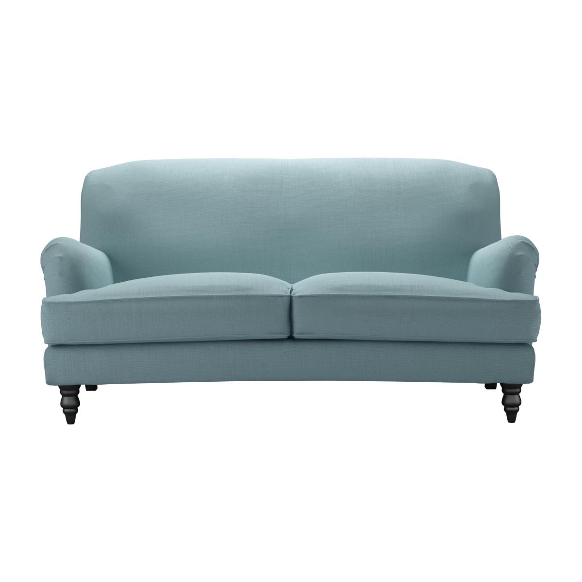 Snowdrop 2.5 Seat Sofa (breaks down) in Lagoon Brushed Linen Cotton - sofa.com – image 1