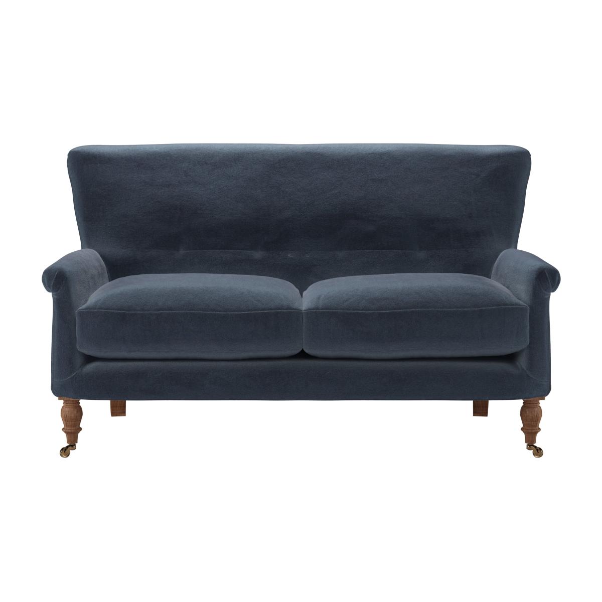 Alderney 2 Seat Sofa in Skyfall Cotton Matt Velvet – image 1