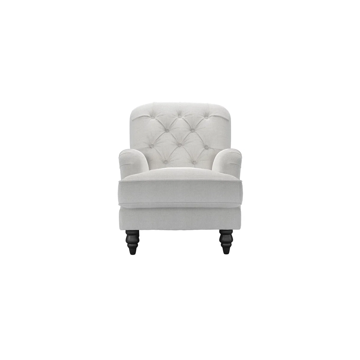 Snowdrop Button Back Loveseat in Olive Cotton Matt Velvet - sofa.com – image 2