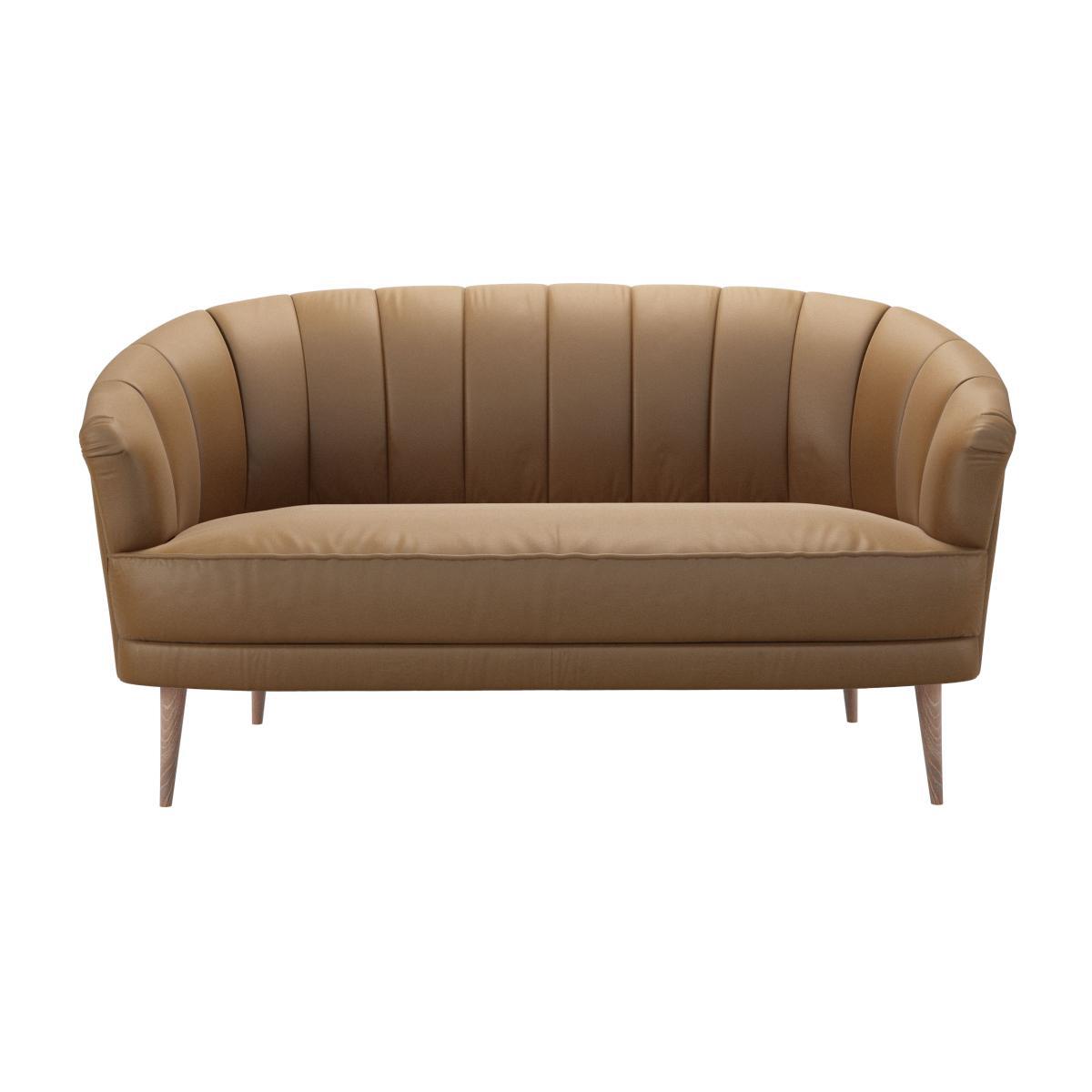 Harper 2 Seat Sofa in Spiced Honey Soft Leather - sofa.com – image 1
