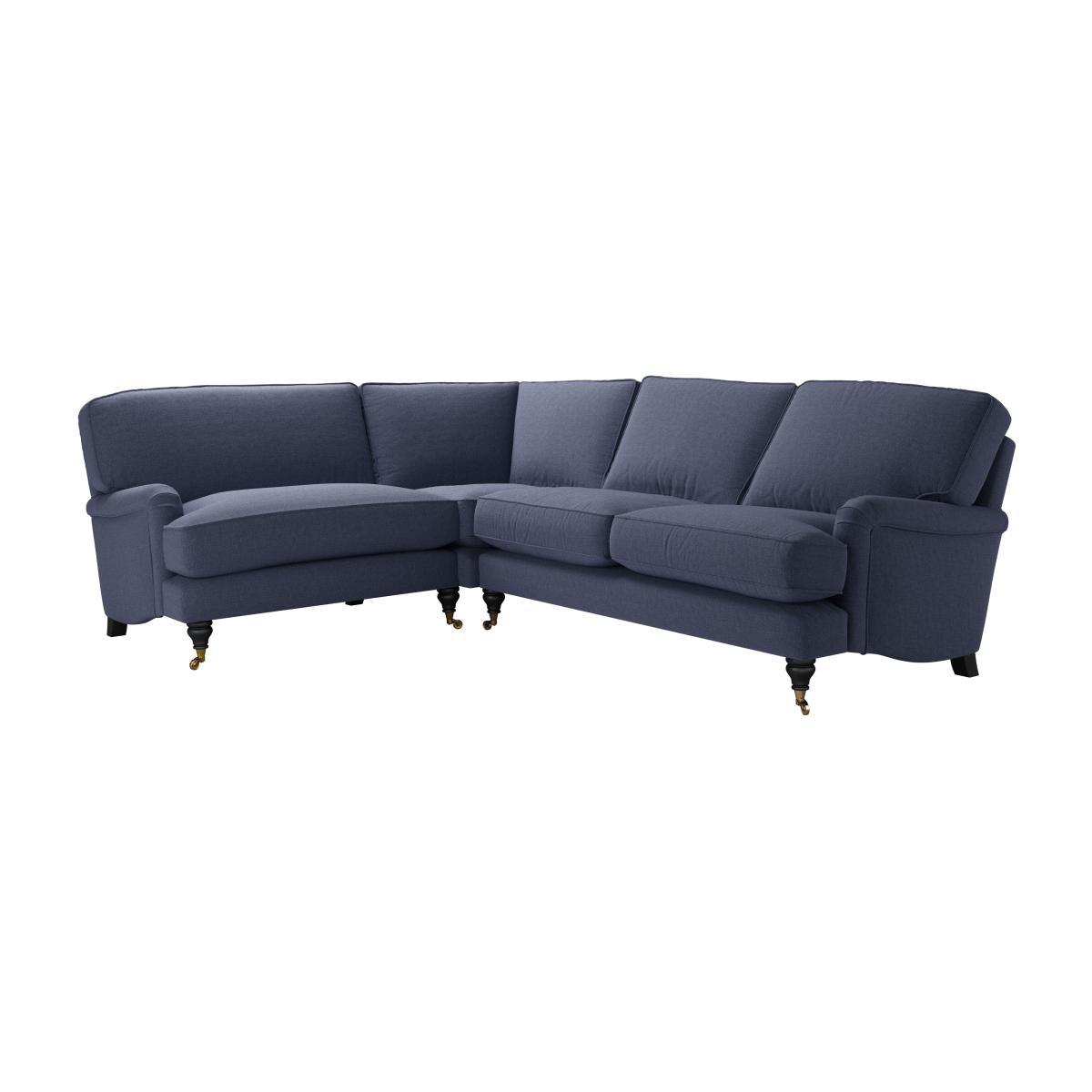 Bluebell Asym. Crn: LHF Loveseat w RHF 2.5 Seat in Uniform House Plain Weave - sofa.com – image 1