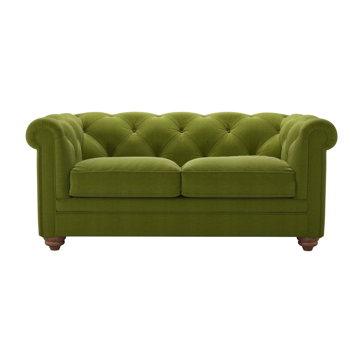 Patrick 2 Seat Sofa in Vine Leaf Organic Smart Cotton – image 1