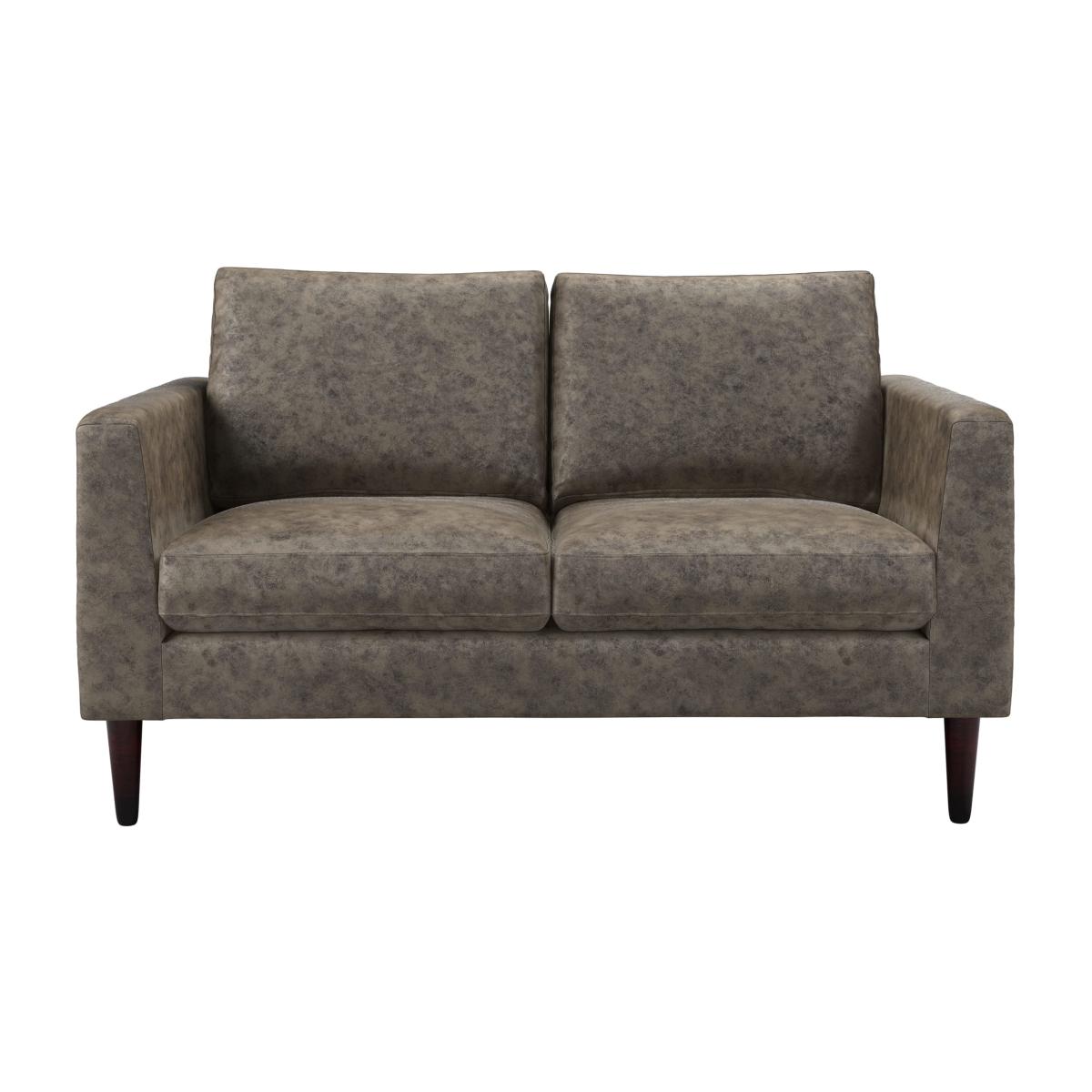 Jude 2 Seat Sofa in Ash Faux Leather – image 1
