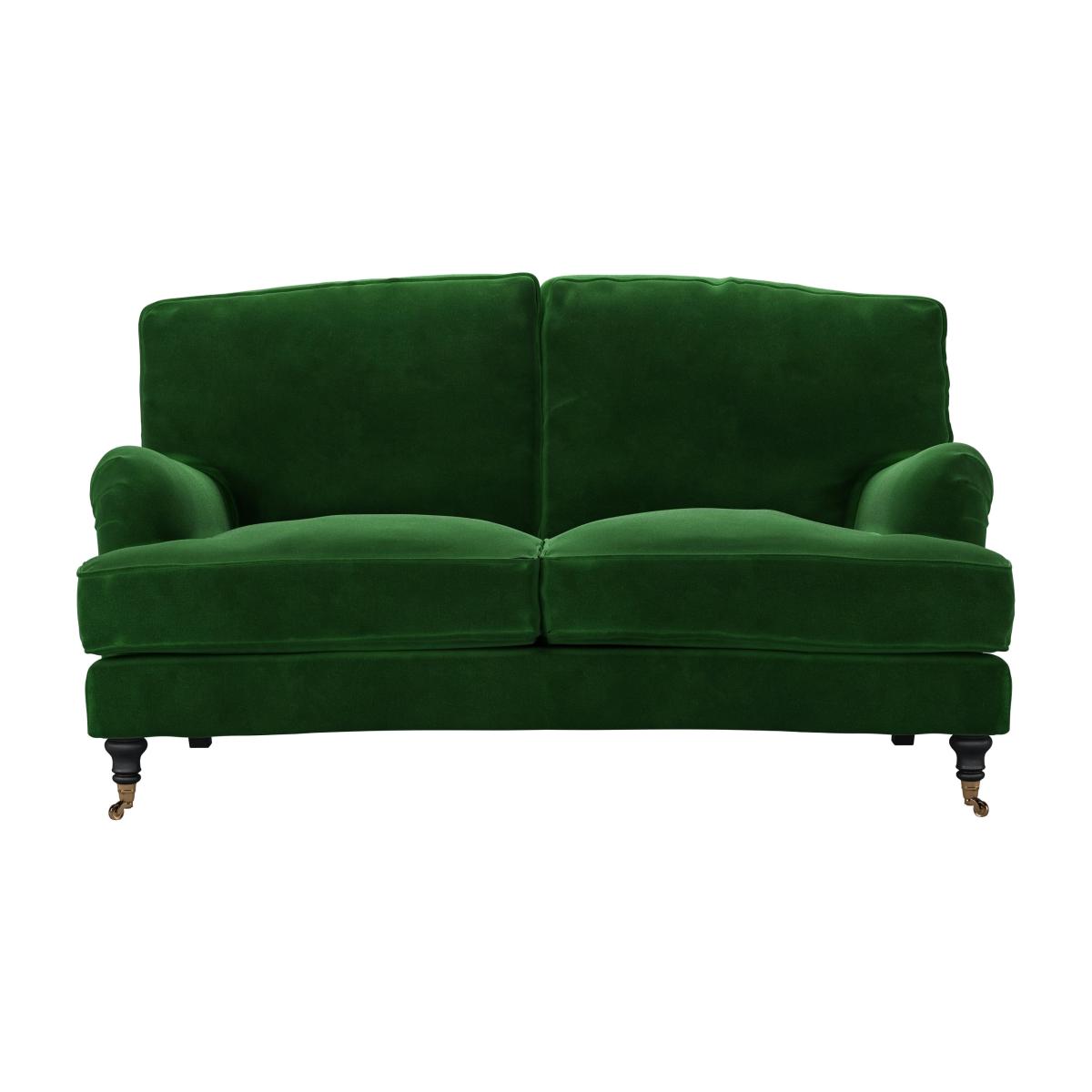 Bluebell 2 Seat Sofa (breaks down) in Putting Green Aquaclean Clever Velvet – image 1