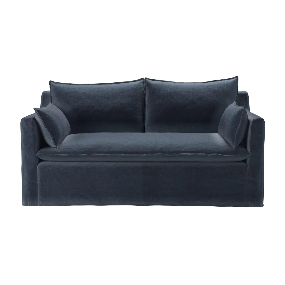 Anders 2 Seat Sofa in Skyfall Cotton Matt Velvet – image 1