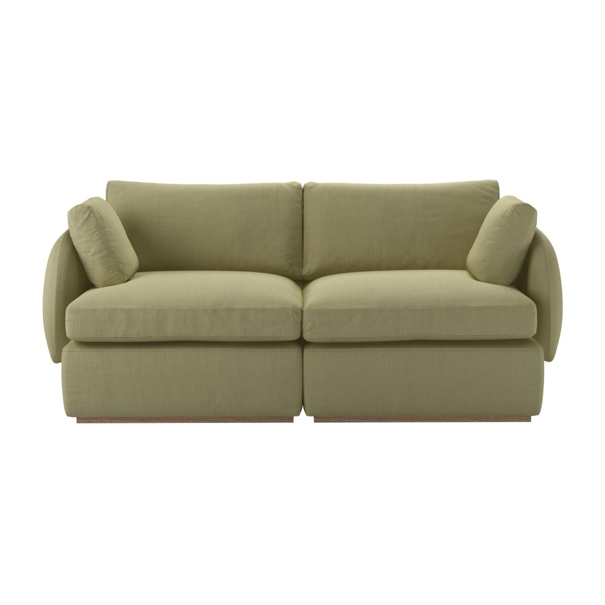 Ren 2 Seat Sofa in Cardamon Brushed Linen Cotton – image 1