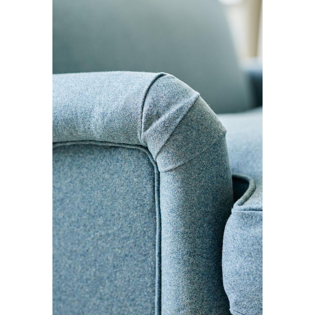 Snowdrop 2 Seat Sofa (breaks down) in Pennine Stone Organic Smart Cotton – image 3