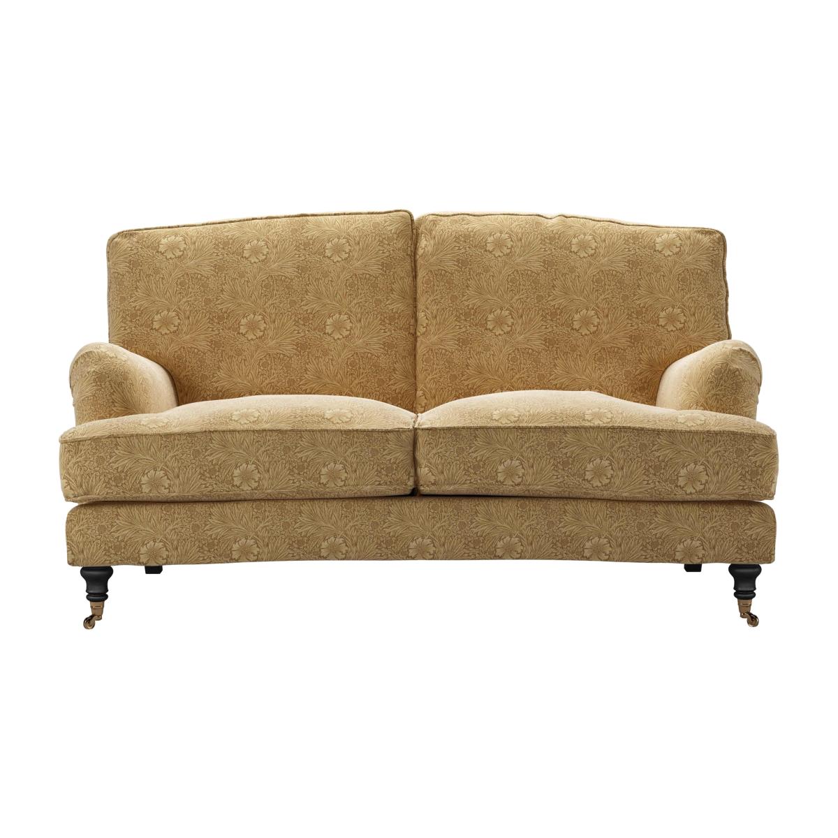 Bluebell 2 Seat Sofa in Marigold Velvet Ochre – image 1