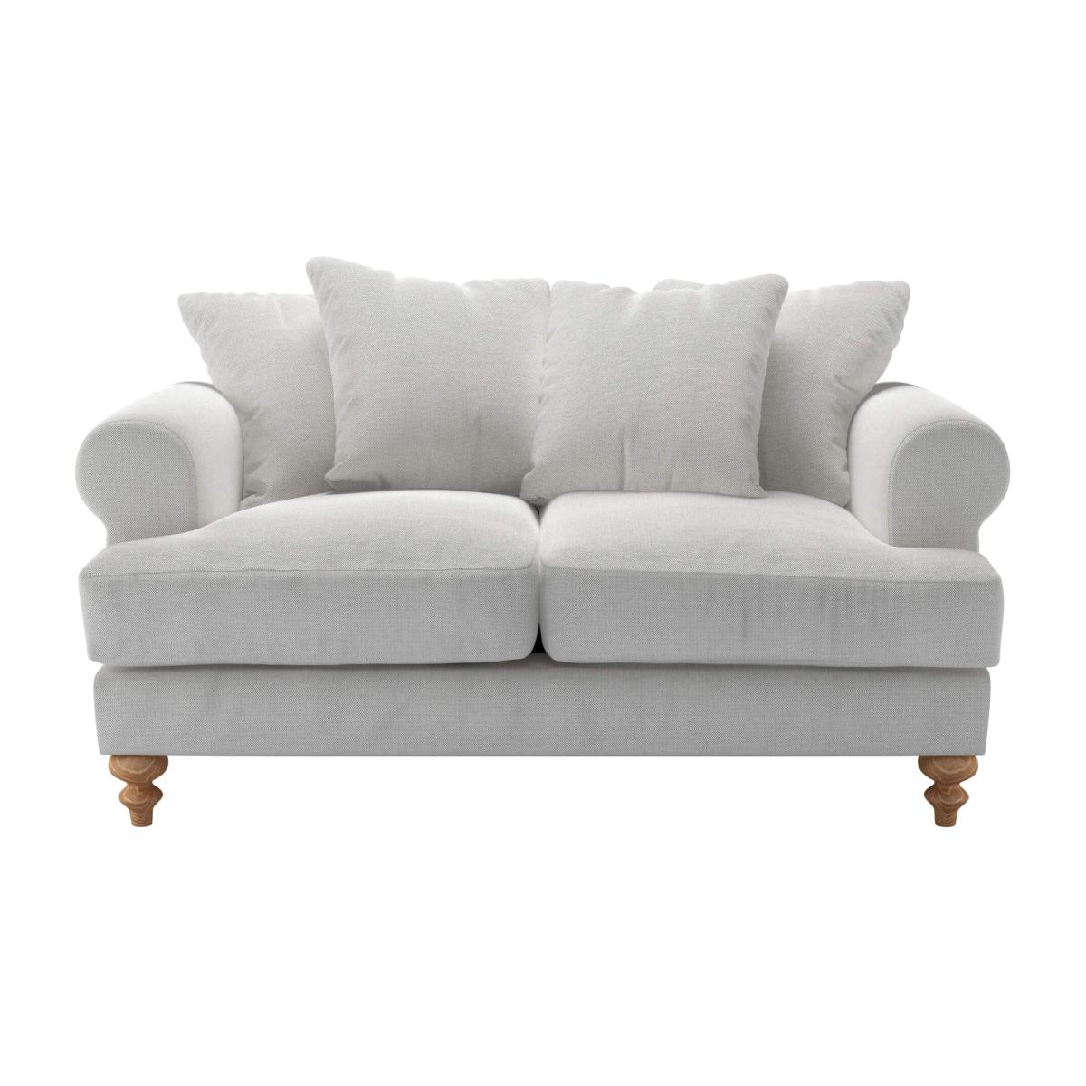 Perfectly Pristine Teddy 2 Seat Sofa in Pumice House Basket Weave - sofa.com