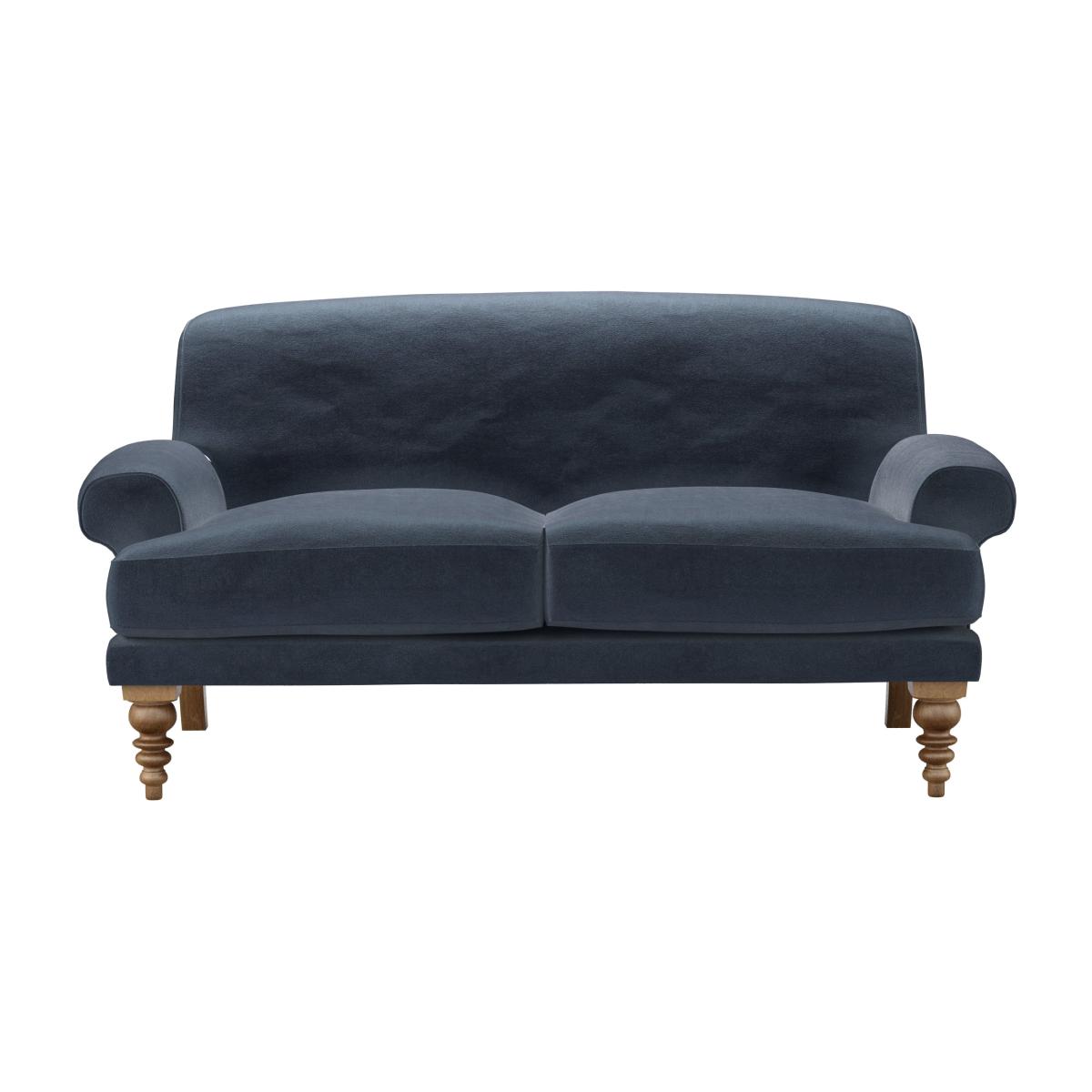 Saturday 2 Seat Sofa in Skyfall Cotton Matt Velvet – image 1