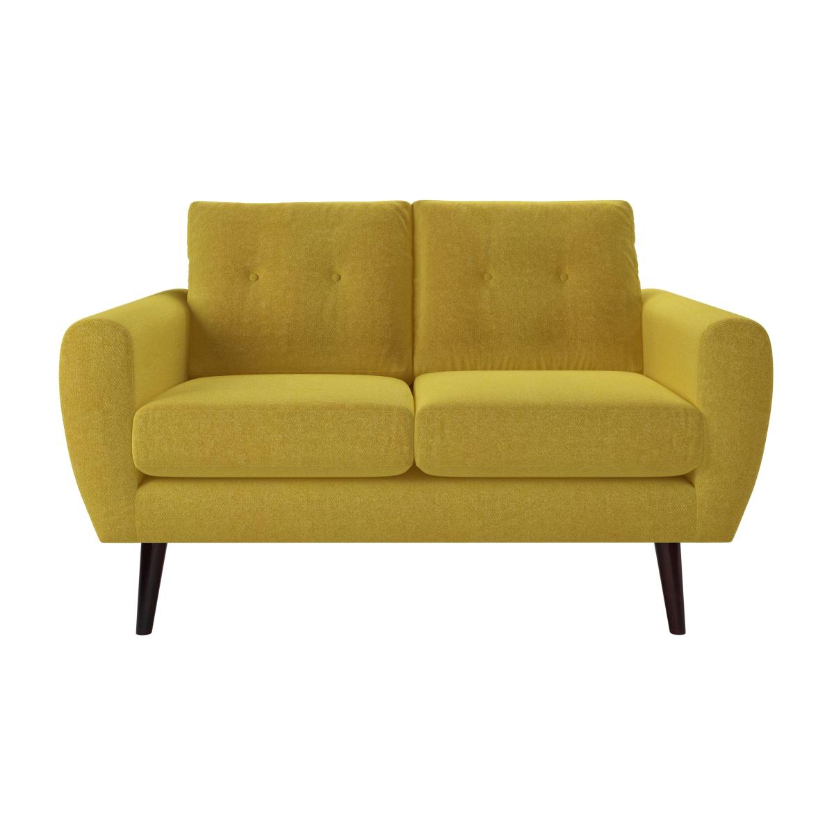 Jack 2 Seat Sofa in Yellow Soft Textured – image 1