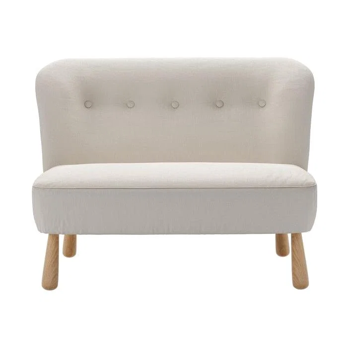 Alfie Mini Two Seat Sofa in Taupe Brushed Linen Cotton - sofa.com – image 1