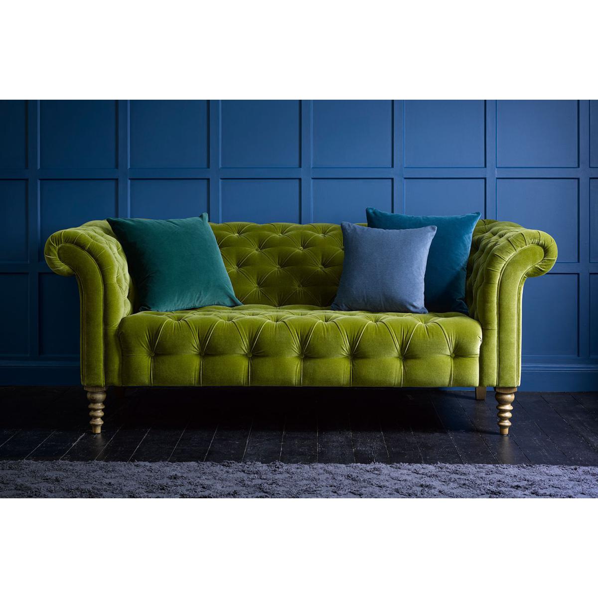 Oscar Button Seat 2.5 Seat Sofa in Seaweed Smart Cotton - sofa.com – image 2