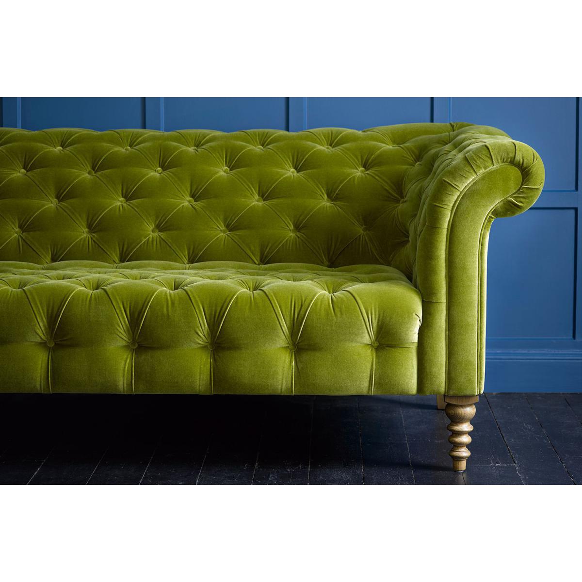 Oscar Button Seat 2.5 Seat Sofa in Seaweed Smart Cotton - sofa.com – image 4