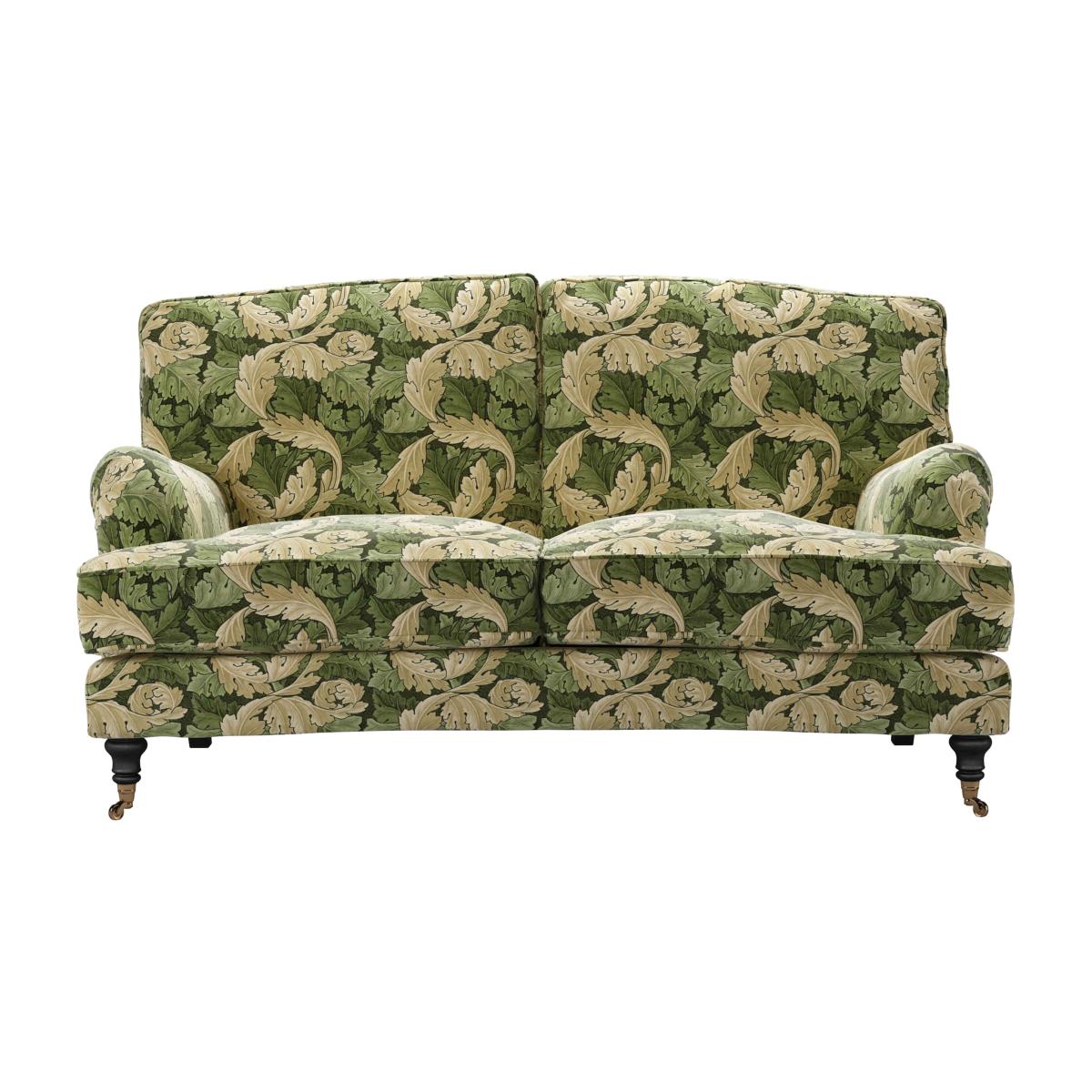Bluebell 2 Seat Sofa (breaks down) in Acanthus Velvet Nettle – image 1