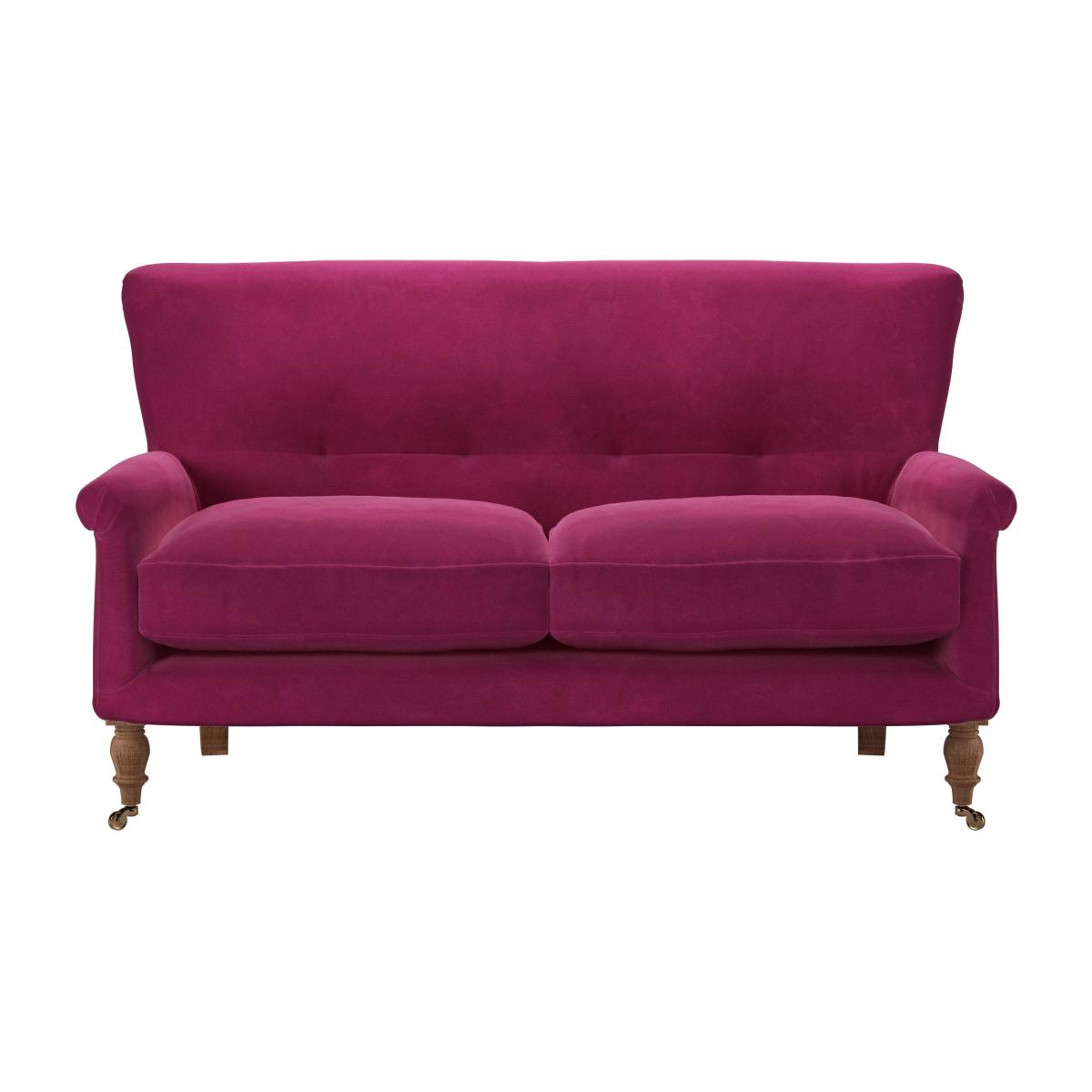 Alderney 2 Seat Sofa in Persian Rose Smart Velvet – image 1