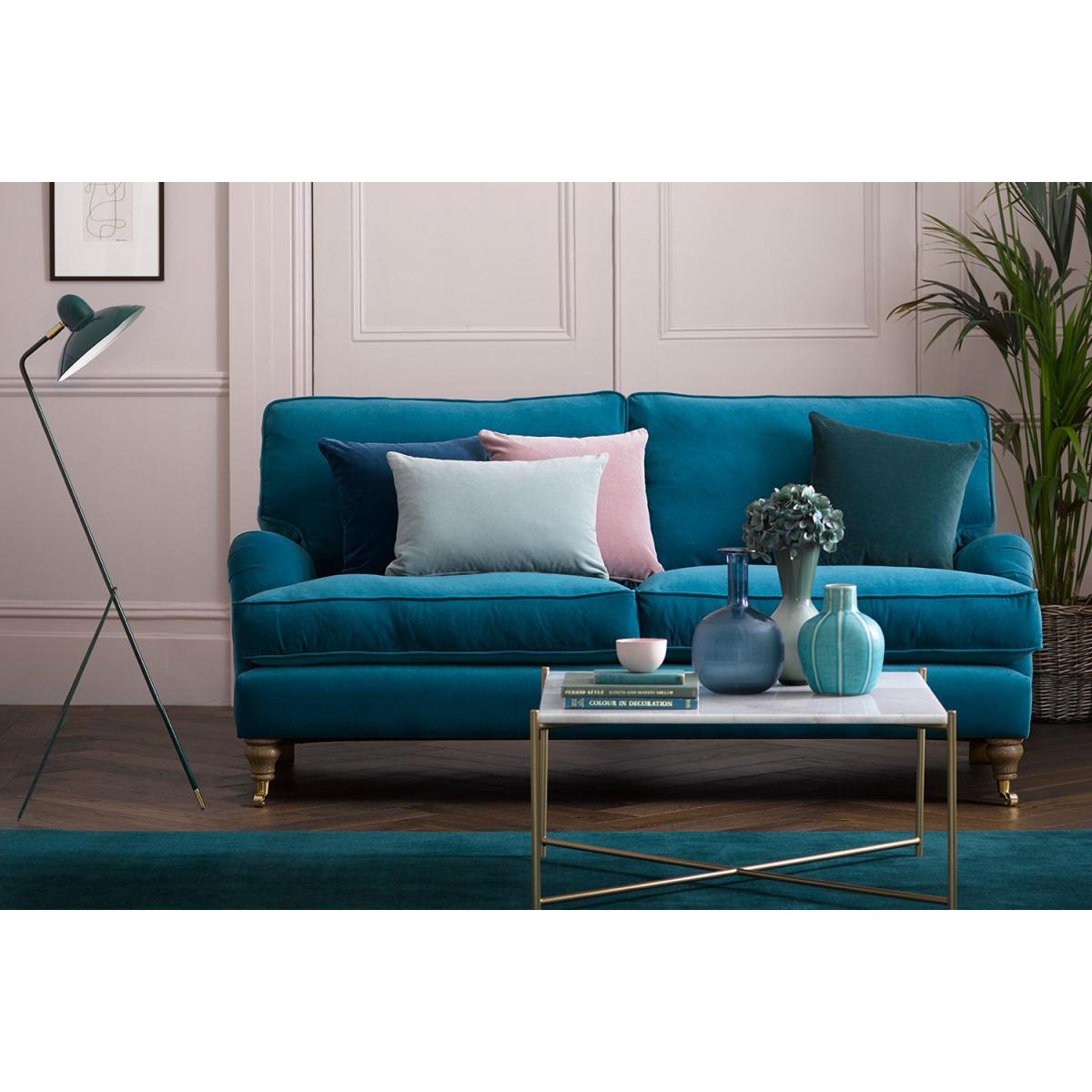 Nearly New Bluebell 2.5 Seat Sofa (breaks down) in Cobble Brushed Linen Cotton - sofa.com – image 2