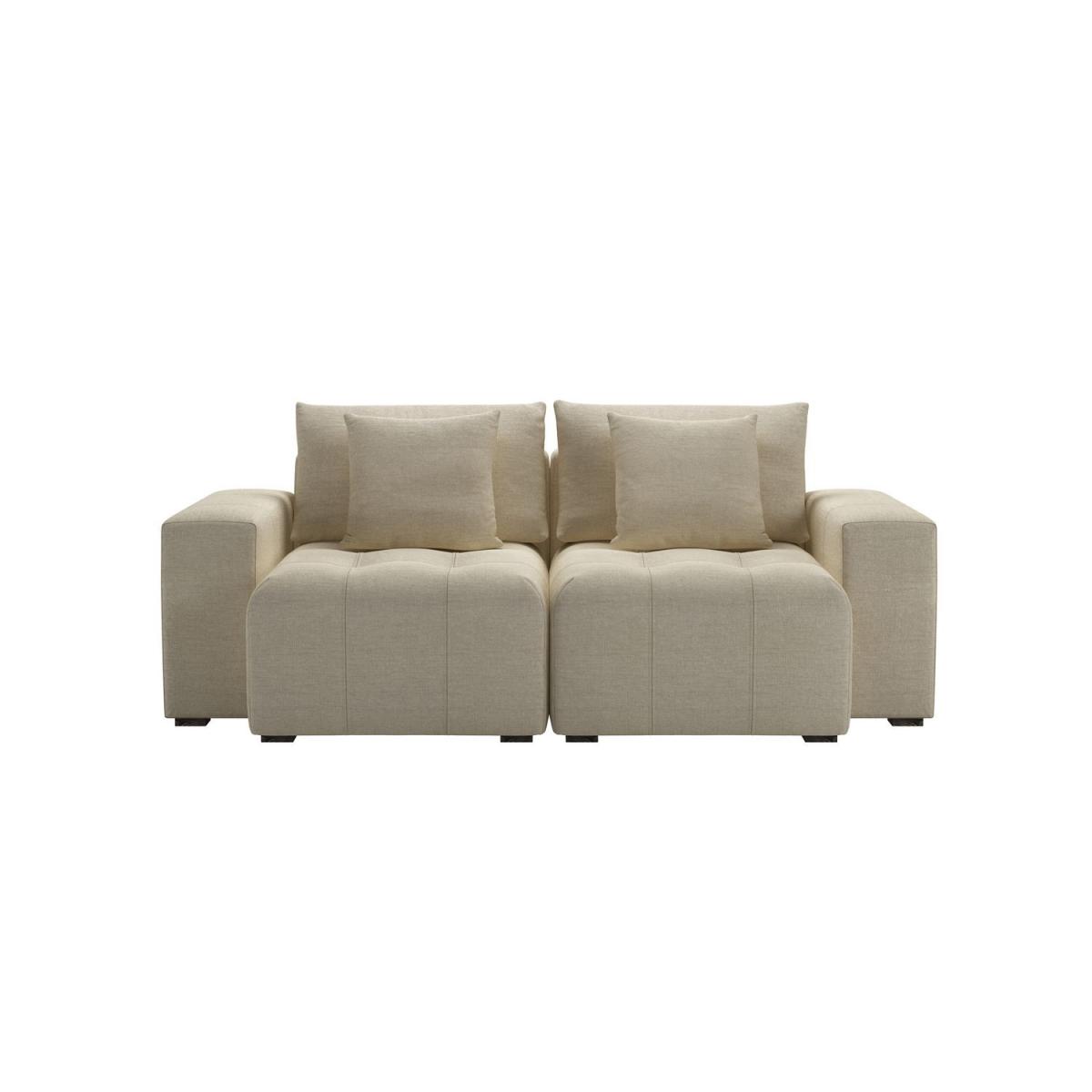 Romy 2 Seat Sofa in Wishing Well Organic Smart Cotton – image 2