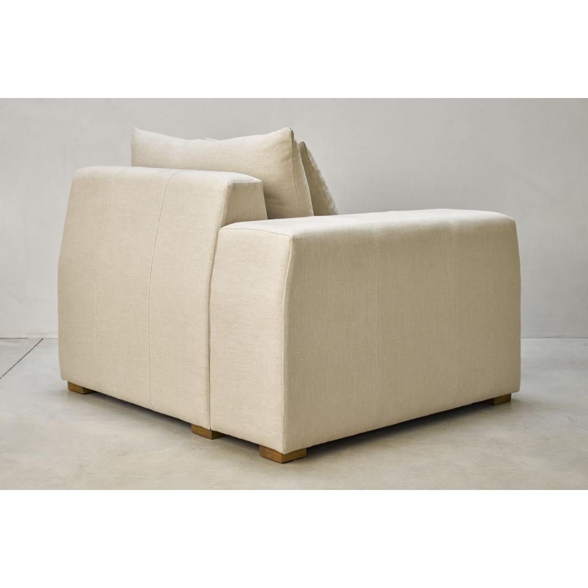 Romy 2 Seat Sofa in Wishing Well Organic Smart Cotton – image 5