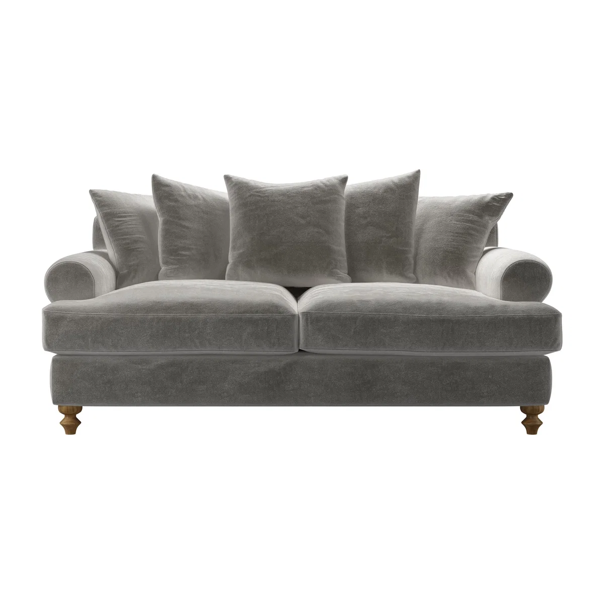 Teddy 2.5 Seat Sofa Bed in Squirrel Cotton Matt Velvet - sofa.com – image 1