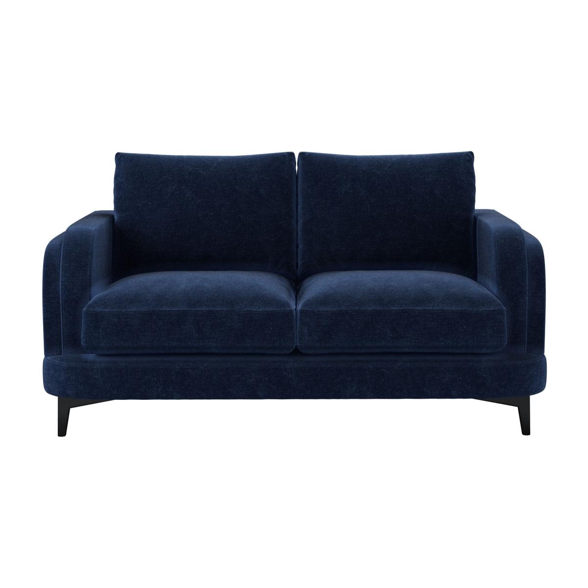 Boston Curved Arm 2 Seat Sofa in Port Royal Aquaclean Clever Chenille – image 1