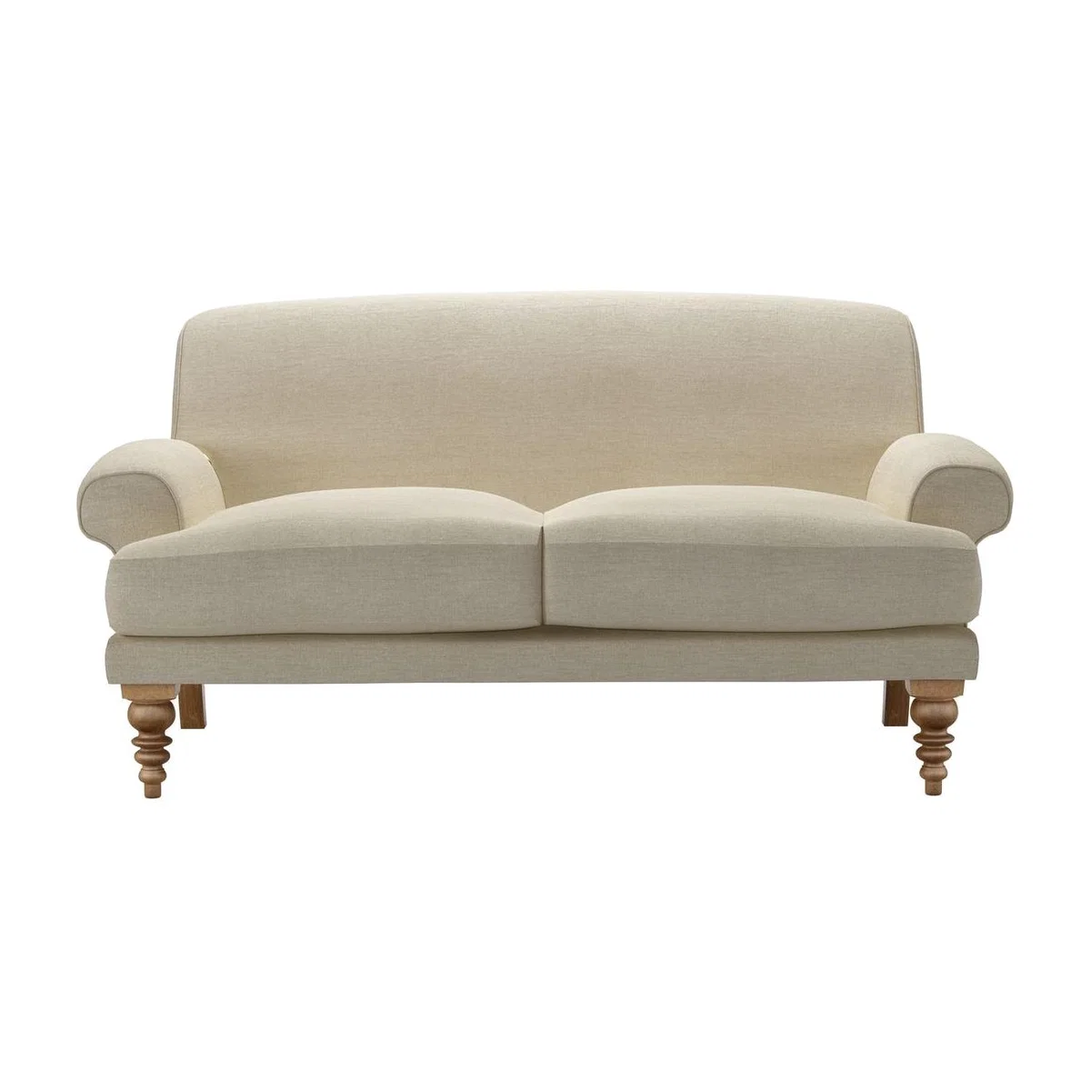 Saturday 2 Seat Sofa (breaks down) in Pampas Hygge Smart Linen – image 1