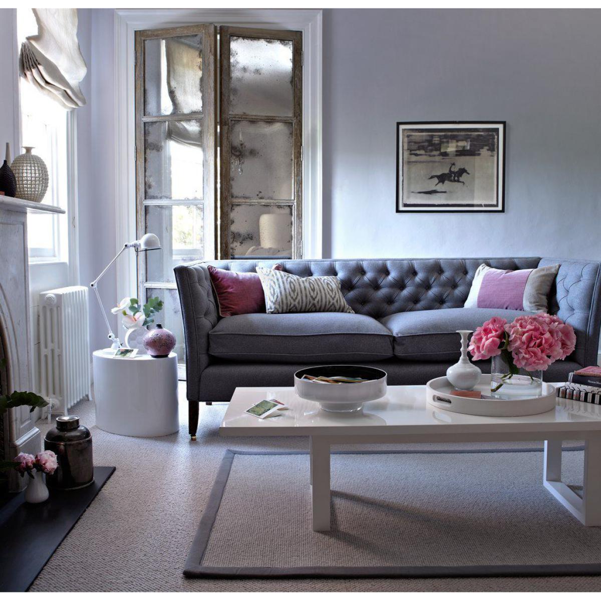 Descartes 2.5 Seat Sofa in Plum Smart Velvet - sofa.com – image 2