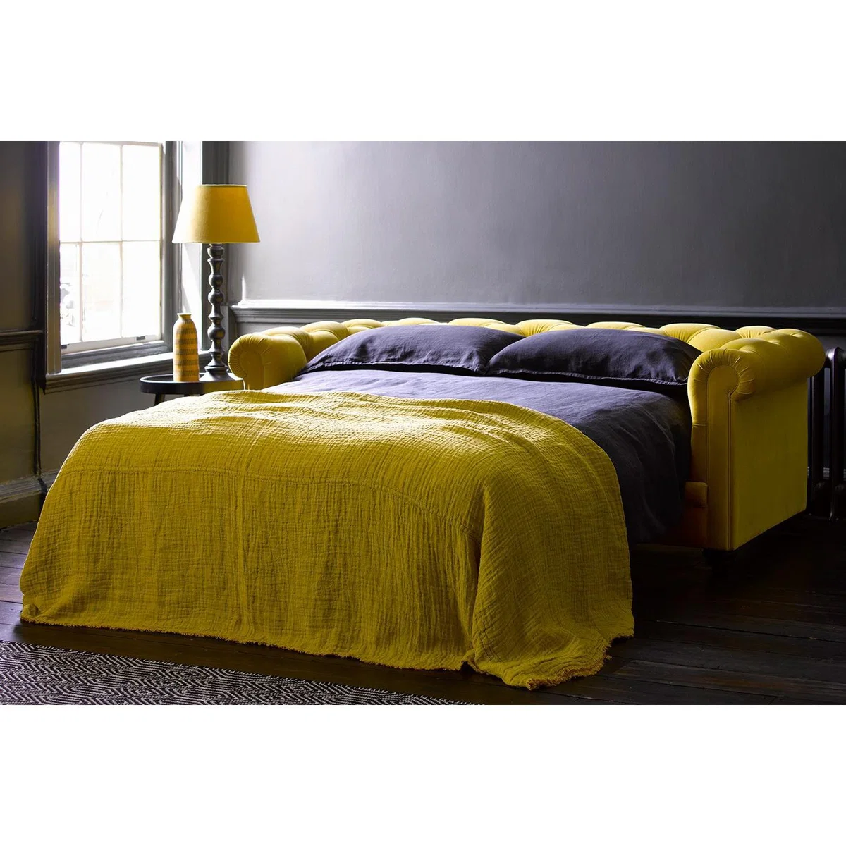 Patrick 2 Seat Sofabed in Lichen Heathland Weave - sofa.com – image 3