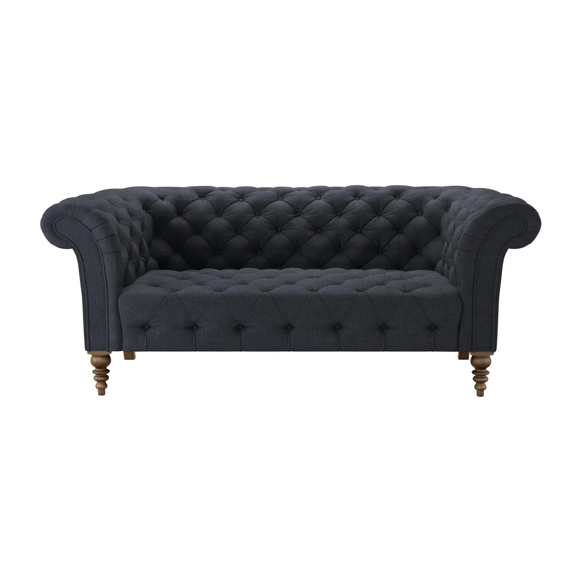 Oscar Button Seat 2.5 Seat Sofa in Blickling Norfolk Cotton - sofa.com – image 1