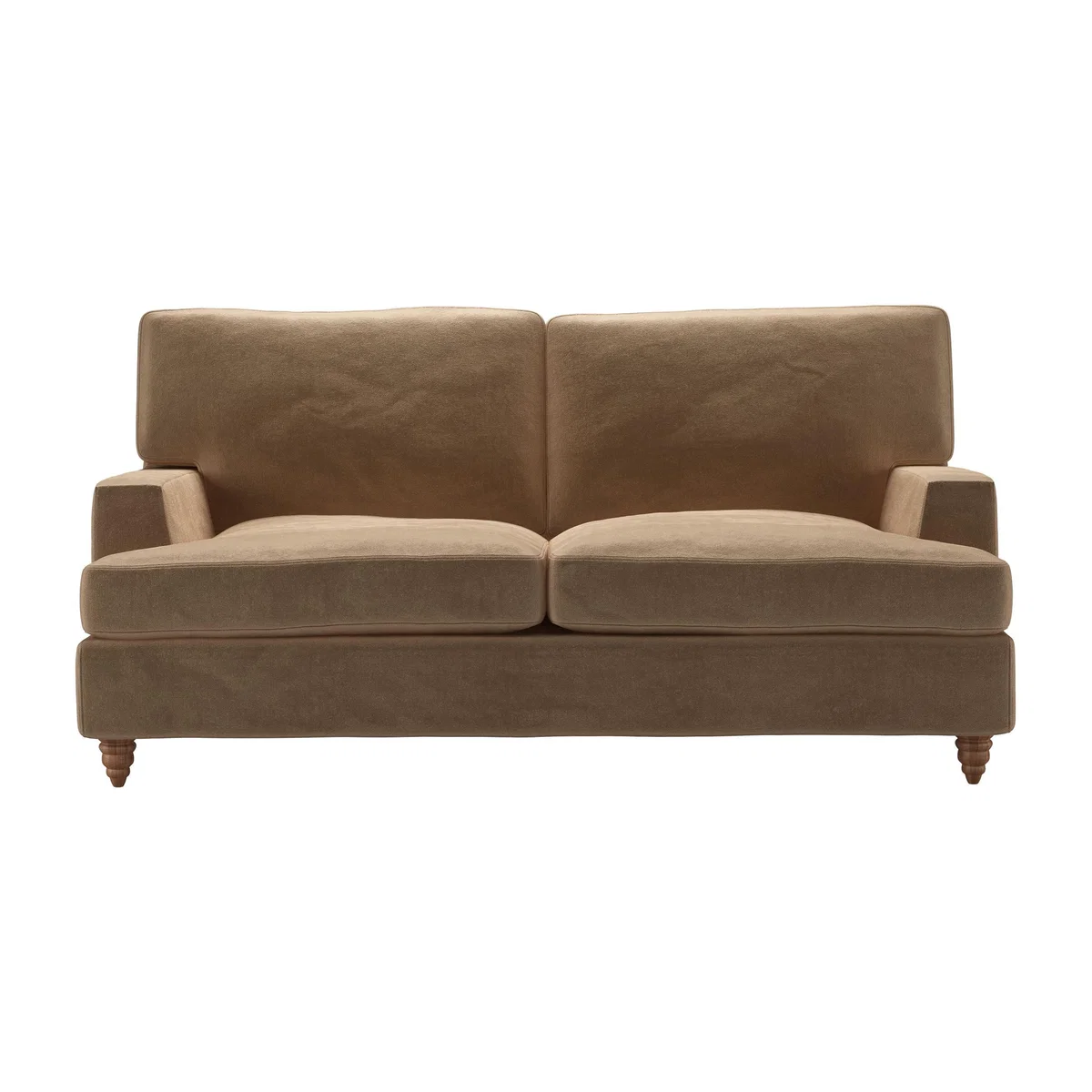 Isla 2 Seat Sofabed in Spiced Latte Cotton Matt Velvet - sofa.com – image 1